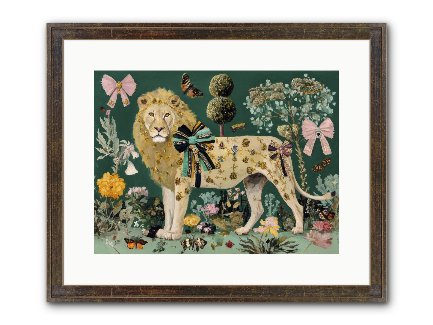 Story Woven In Light Framed Print - Slimwoods Black/Gold 16x12