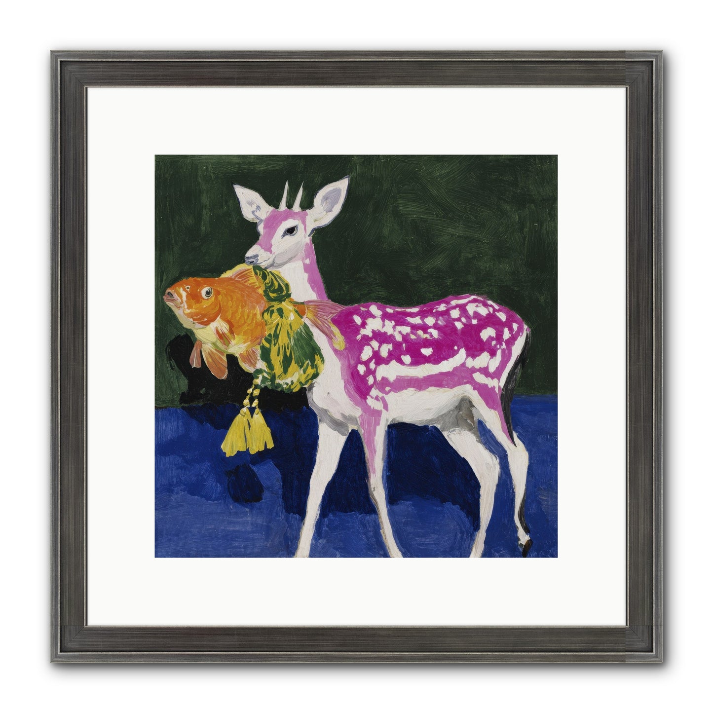 Strange Gifts Framed Print - Slimwoods Black/Silver 12x12