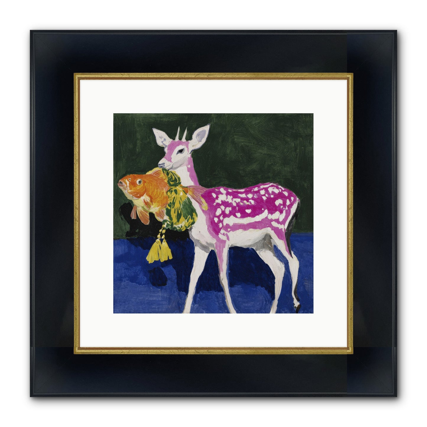 Strange Gifts Framed Print - Wide Black w/Gold 12x12