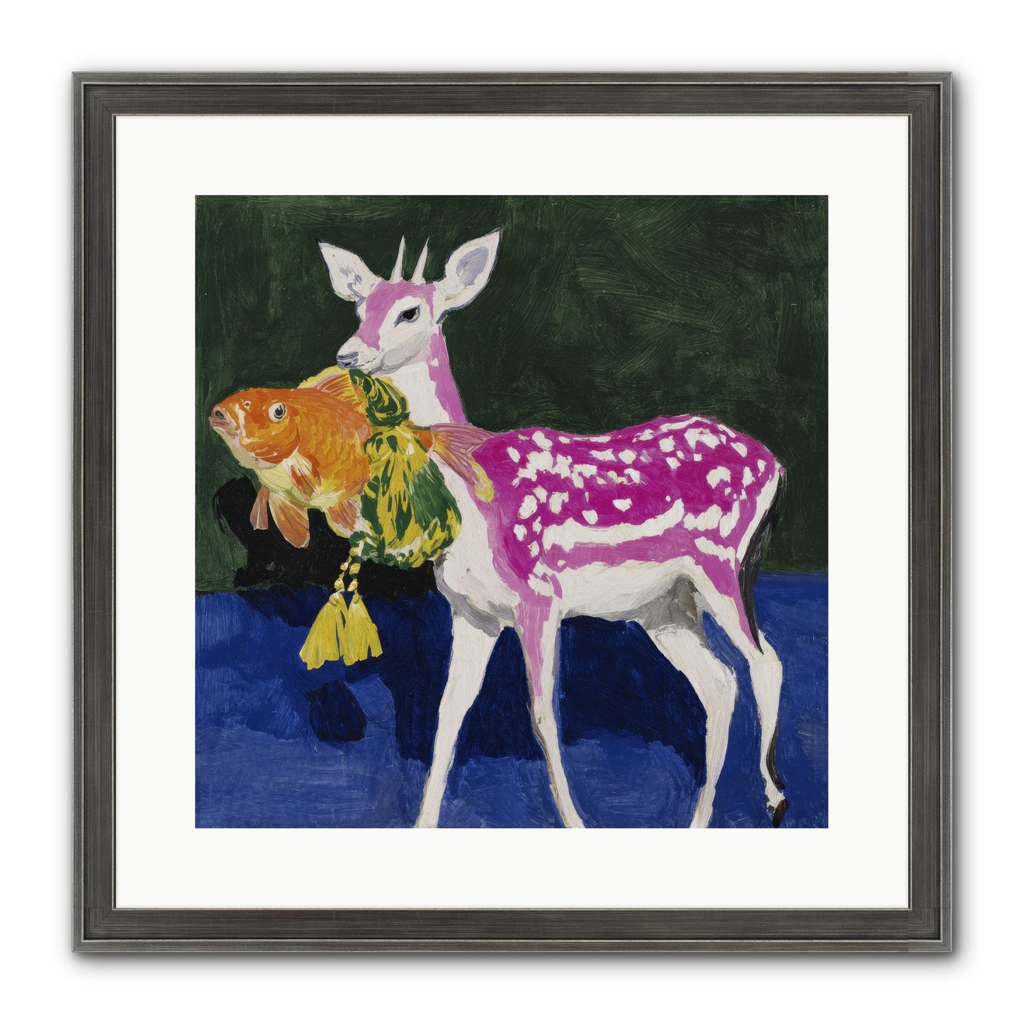 Strange Gifts Framed Print - Slimwoods Black/Silver 16x16