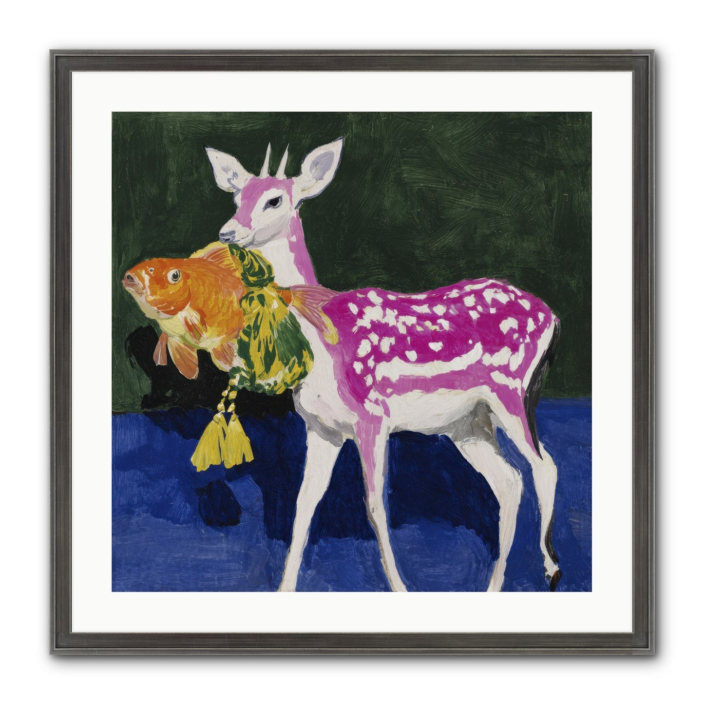 Strange Gifts Framed Print - Slimwoods Black/Silver 24x24