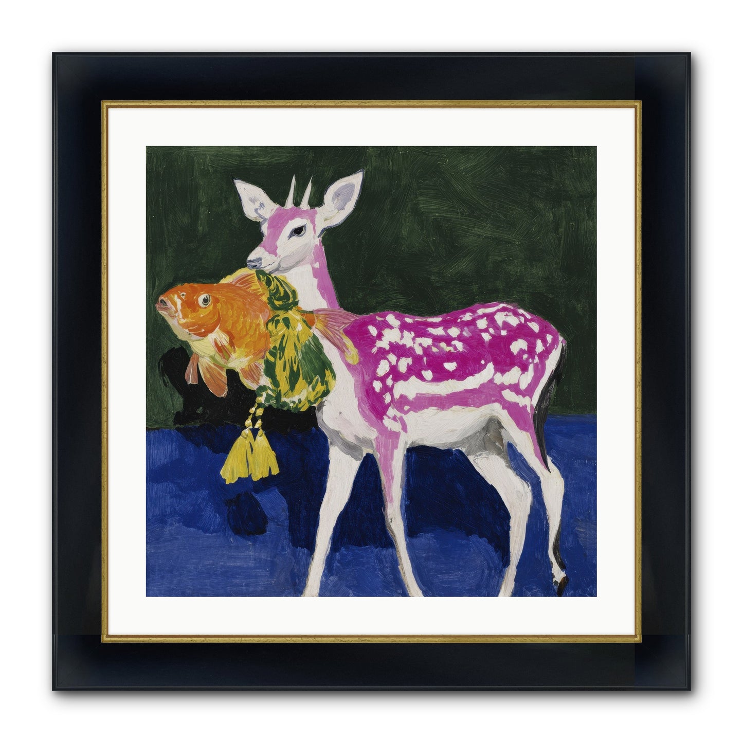 Strange Gifts Framed Print - Wide Black w/Gold 24x24