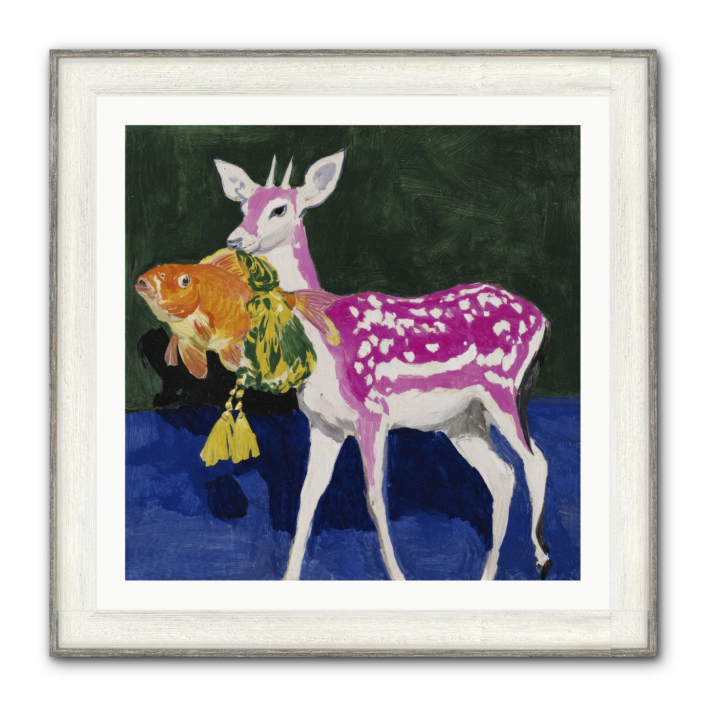 Strange Gifts Framed Print - Driftwood White 30x30