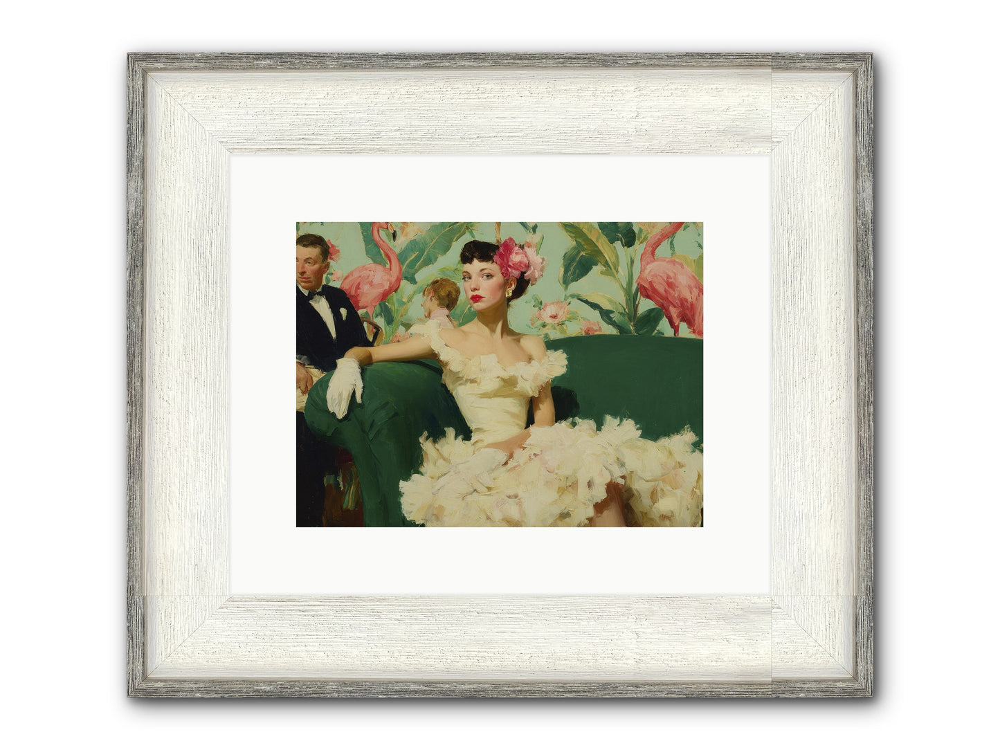 Strategic Patience Framed Print - Driftwood White 12x9