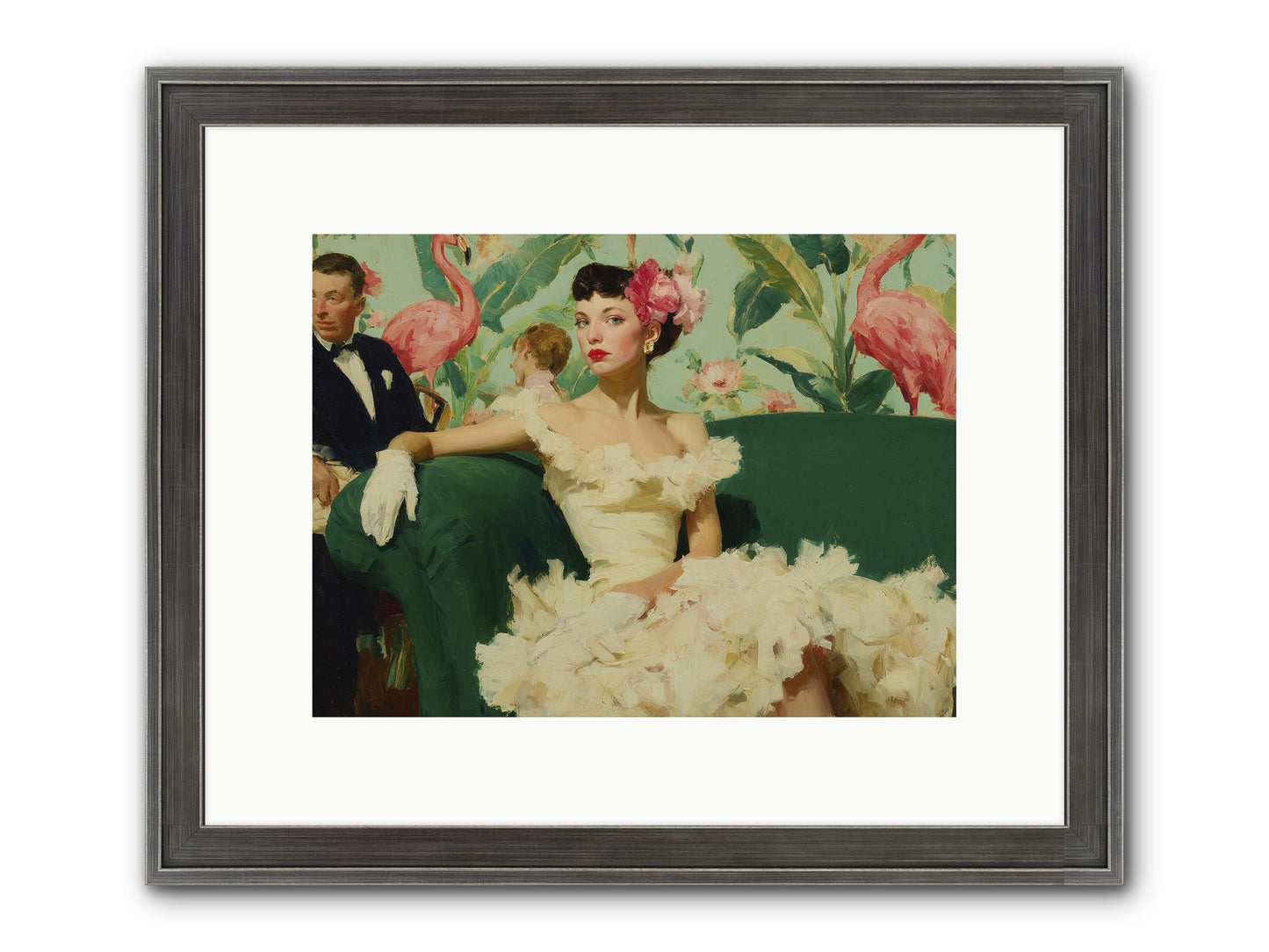 Strategic Patience Framed Print - Slimwoods Black/Silver 12x9