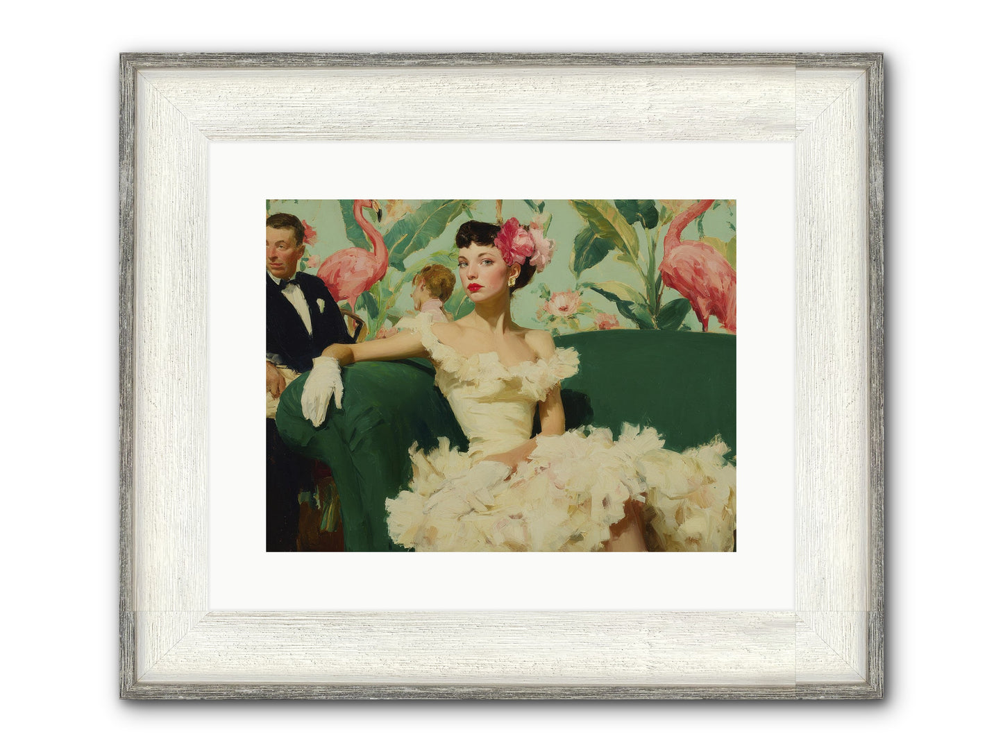 Strategic Patience Framed Print - Driftwood White 16x12