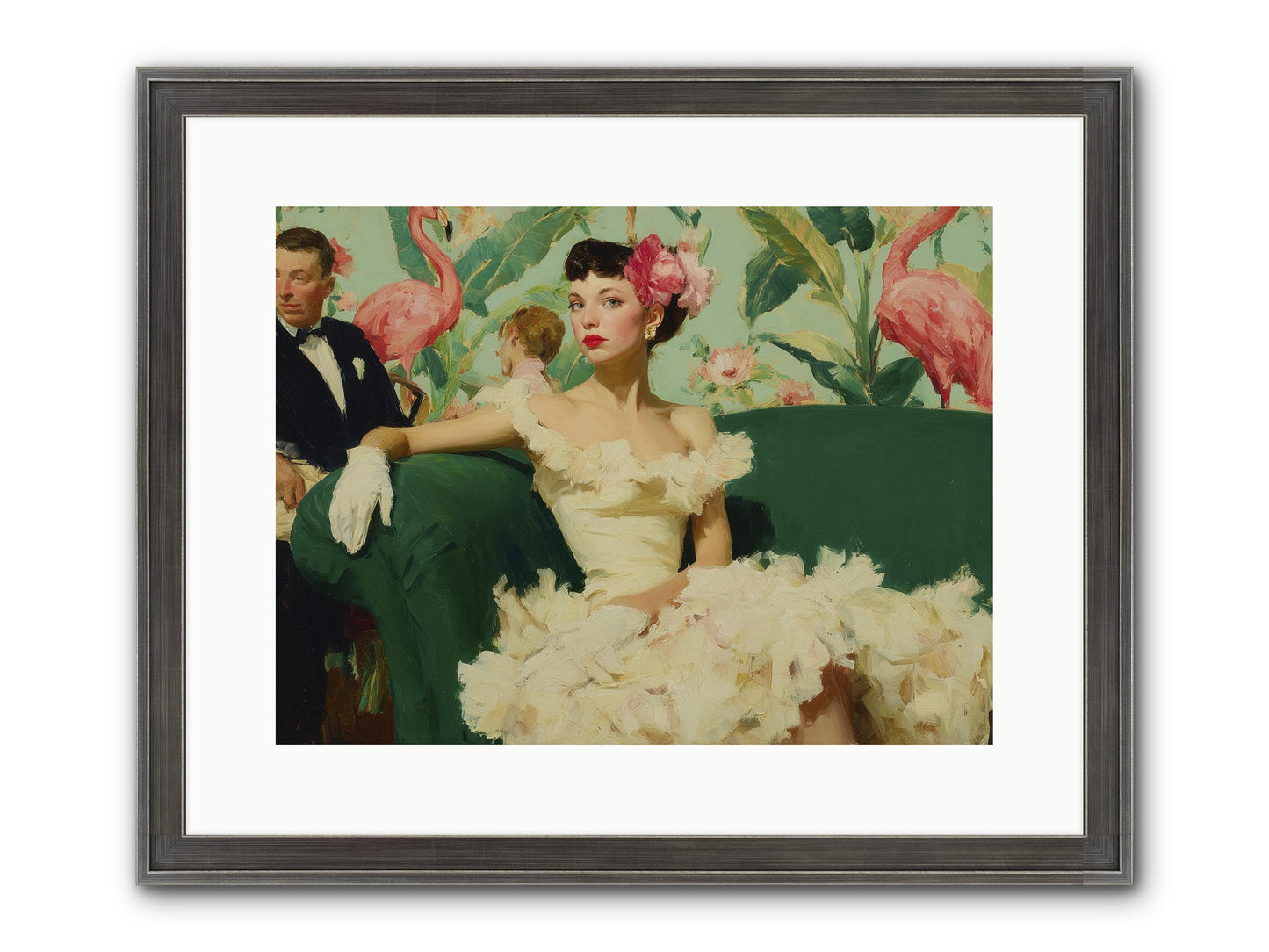 Strategic Patience Framed Print - Slimwoods Black/Silver 16x12