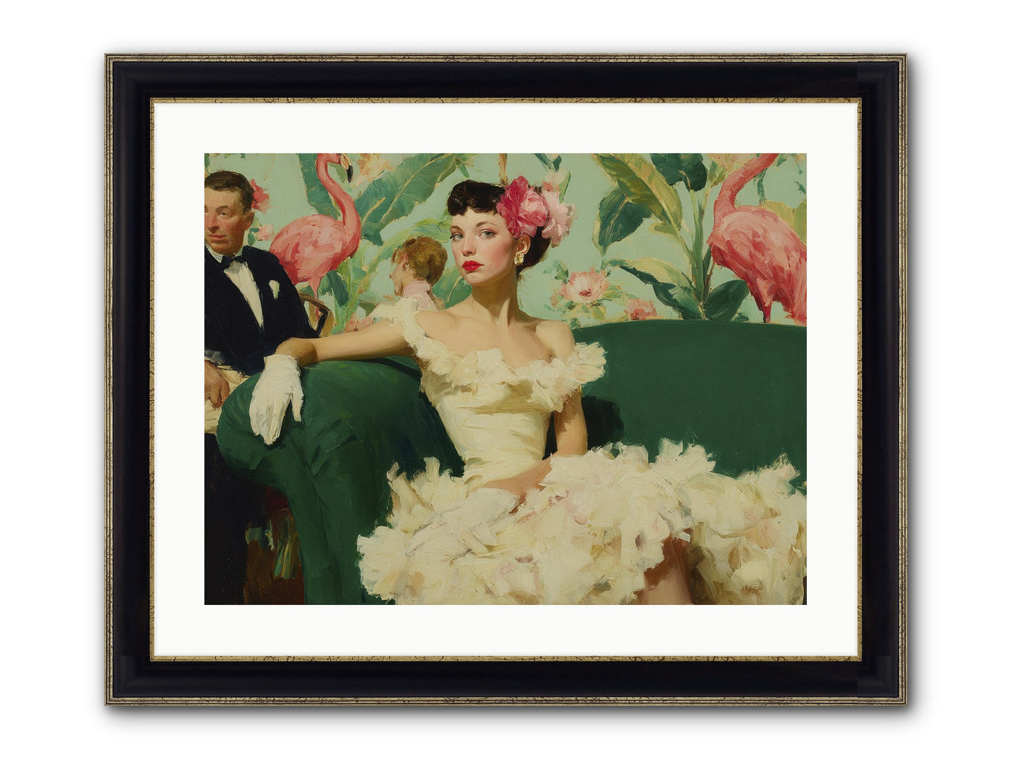 Strategic Patience Framed Print - Black & Gold 24x18