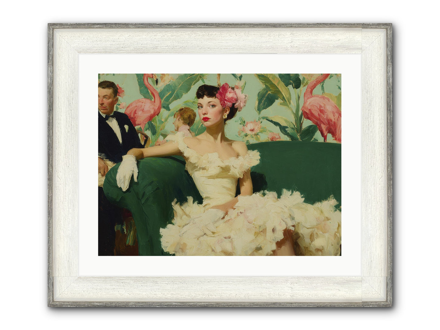 Strategic Patience Framed Print - Driftwood White 24x18
