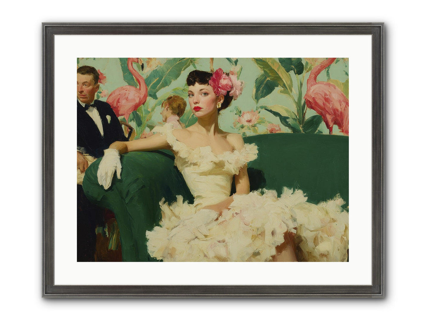 Strategic Patience Framed Print - Slimwoods Black/Silver 24x18