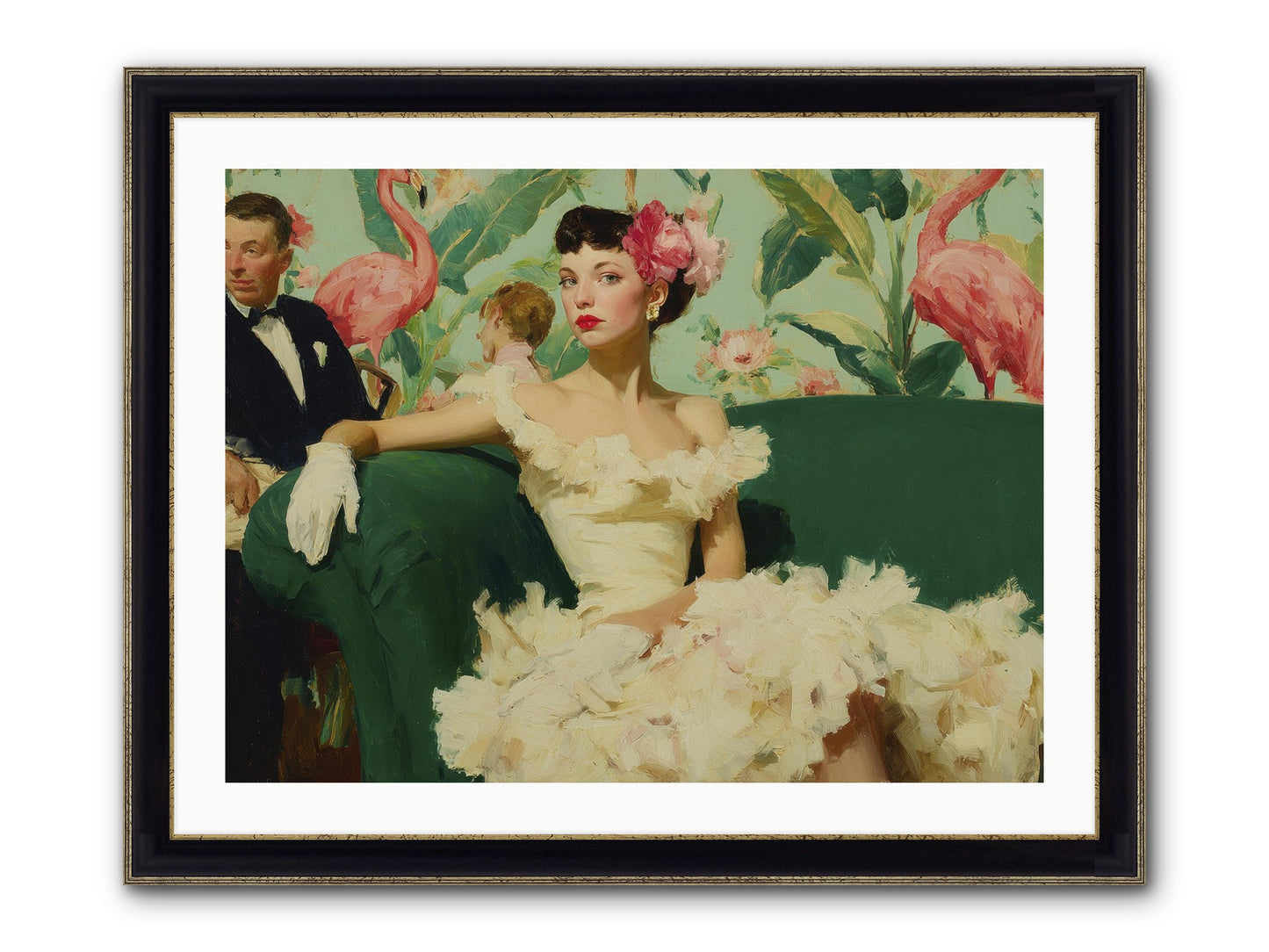 Strategic Patience Framed Print - Black & Gold 32x24