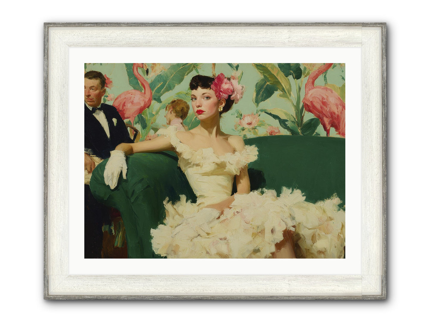 Strategic Patience Framed Print - Driftwood White 32x24