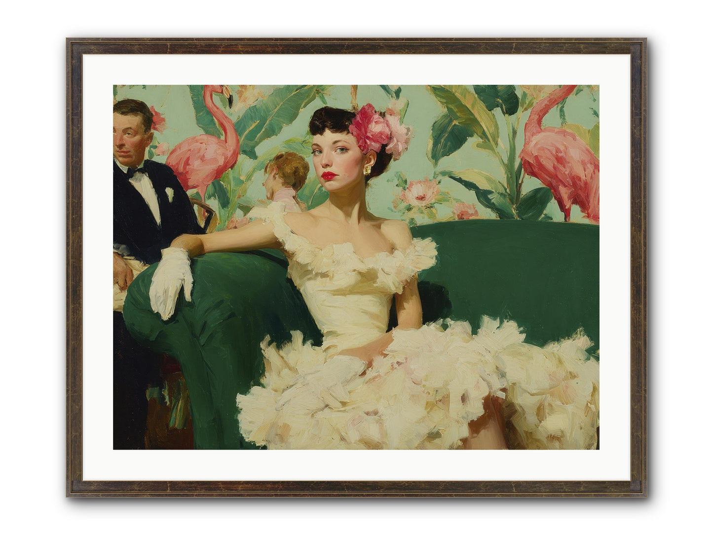 Strategic Patience Framed Print - Slimwoods Black/Gold 32x24