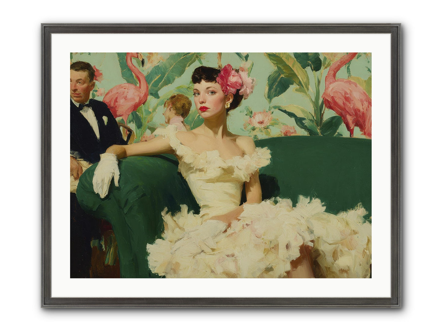 Strategic Patience Framed Print - Slimwoods Black/Silver 32x24