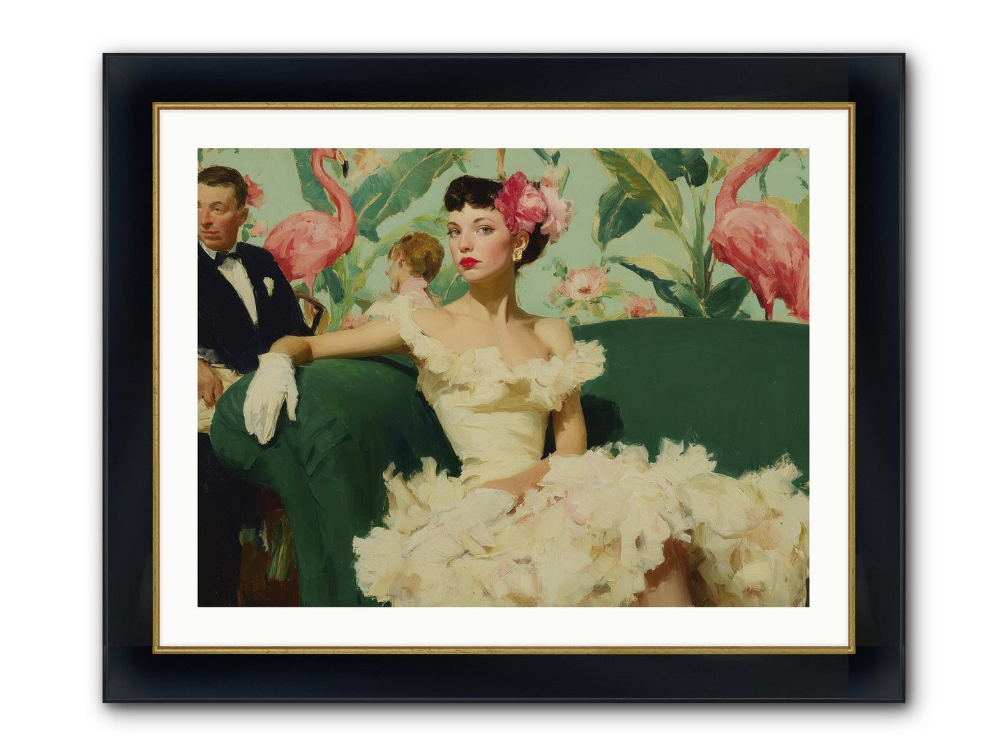 Strategic Patience Framed Print - Wide Black w/Gold 32x24