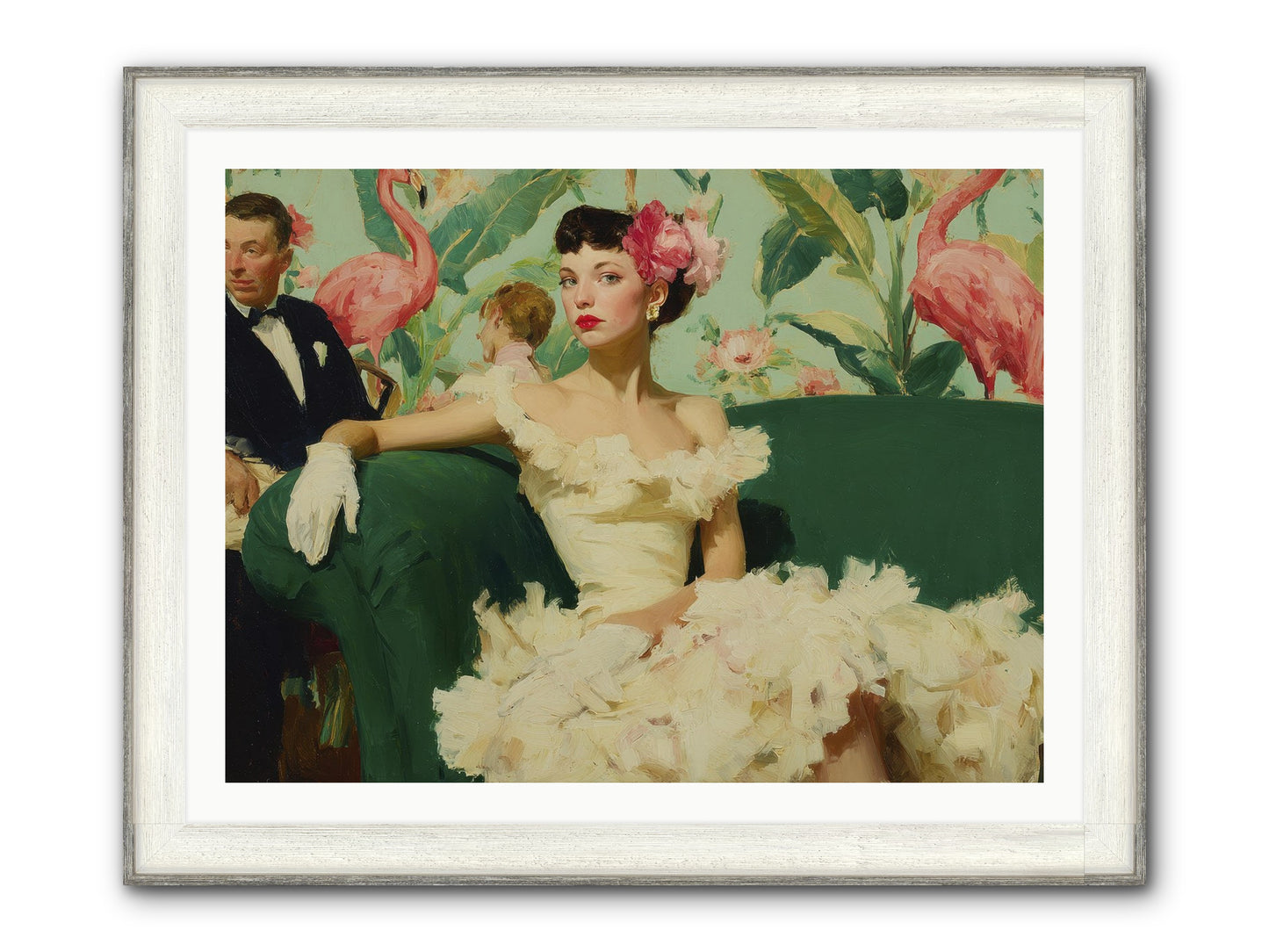 Strategic Patience Framed Print - Driftwood White 40x30