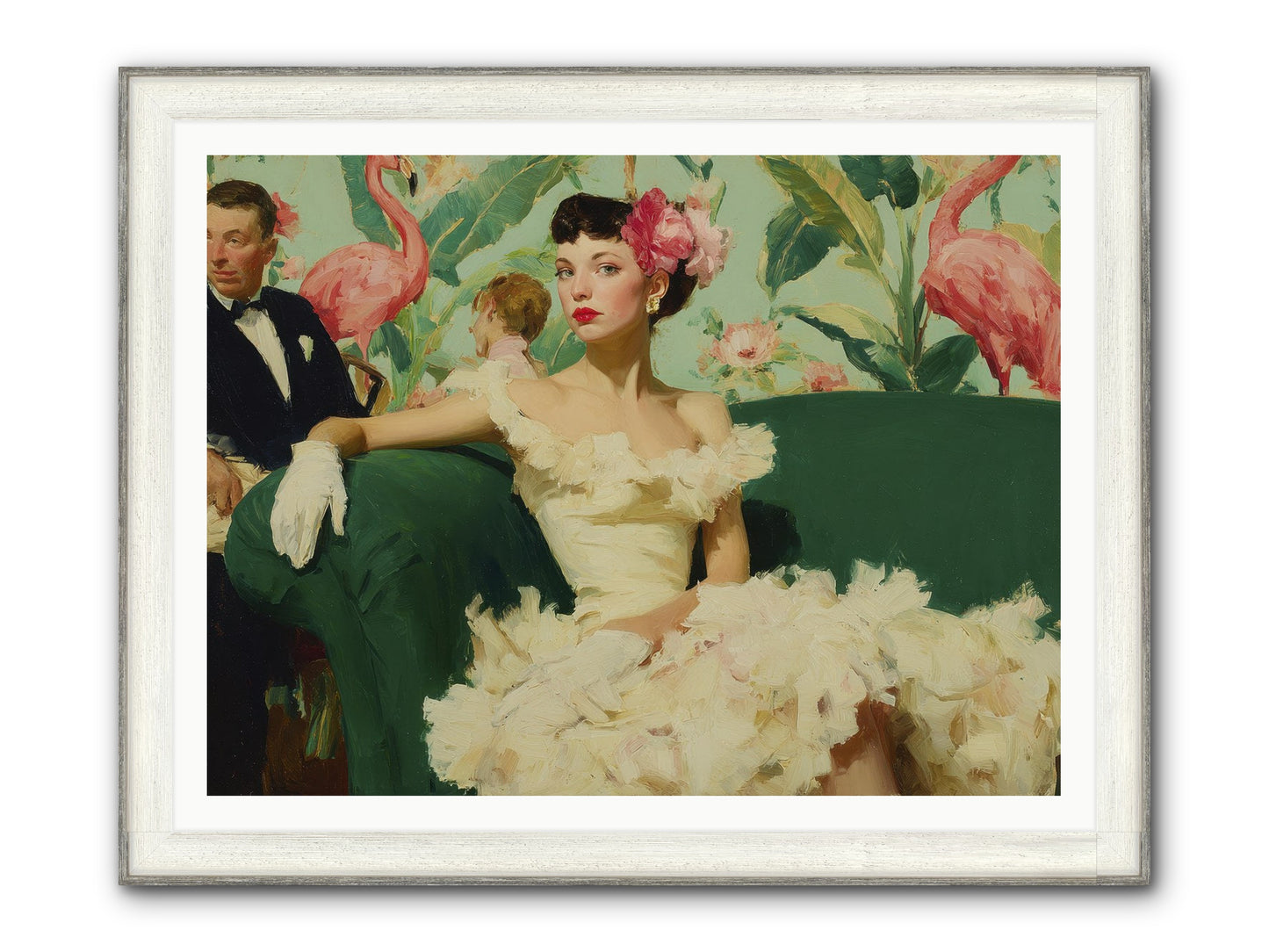 Strategic Patience Framed Print - Driftwood White 48x36