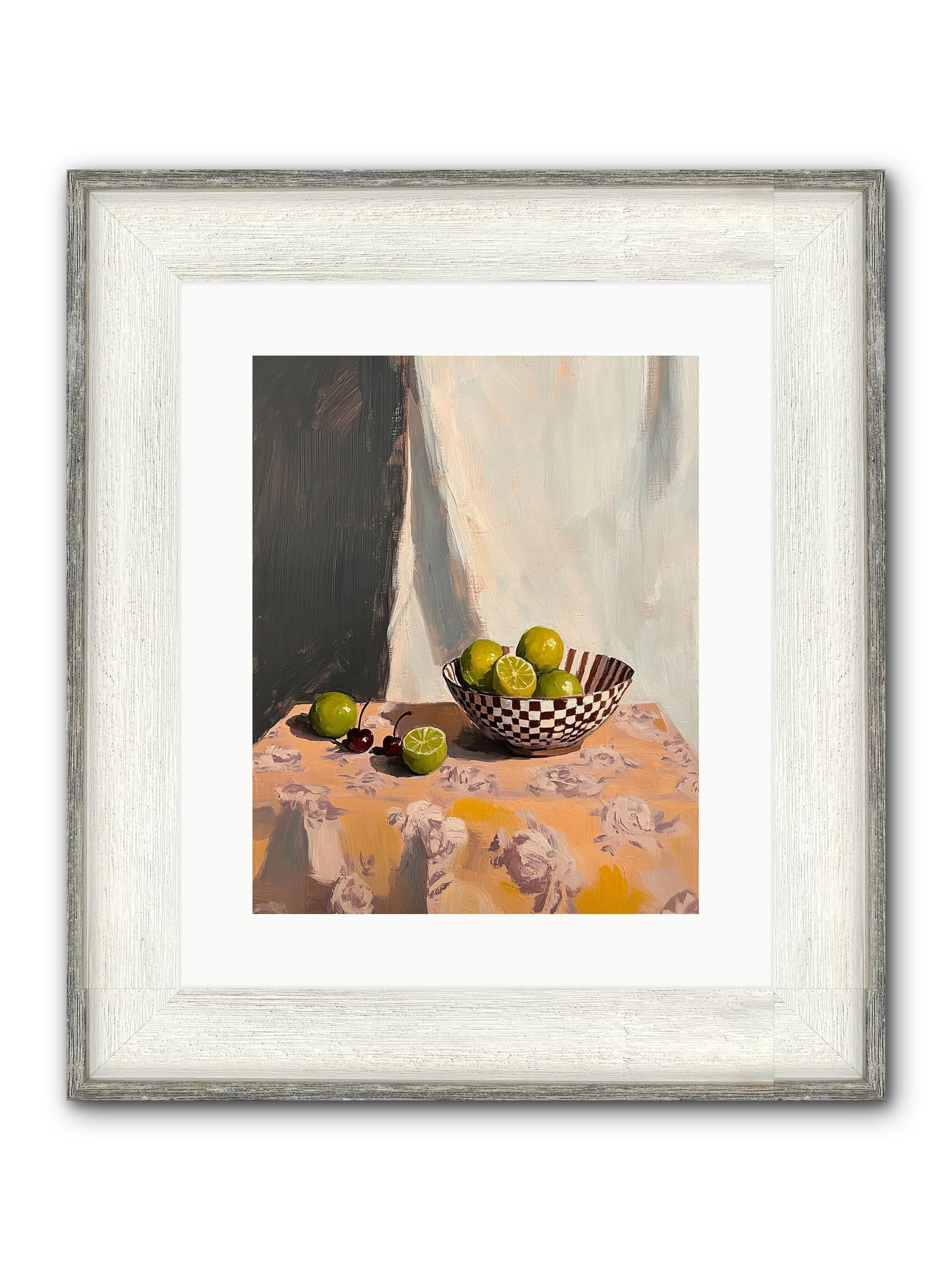 Studio Light Framed Print - Driftwood White 12x15