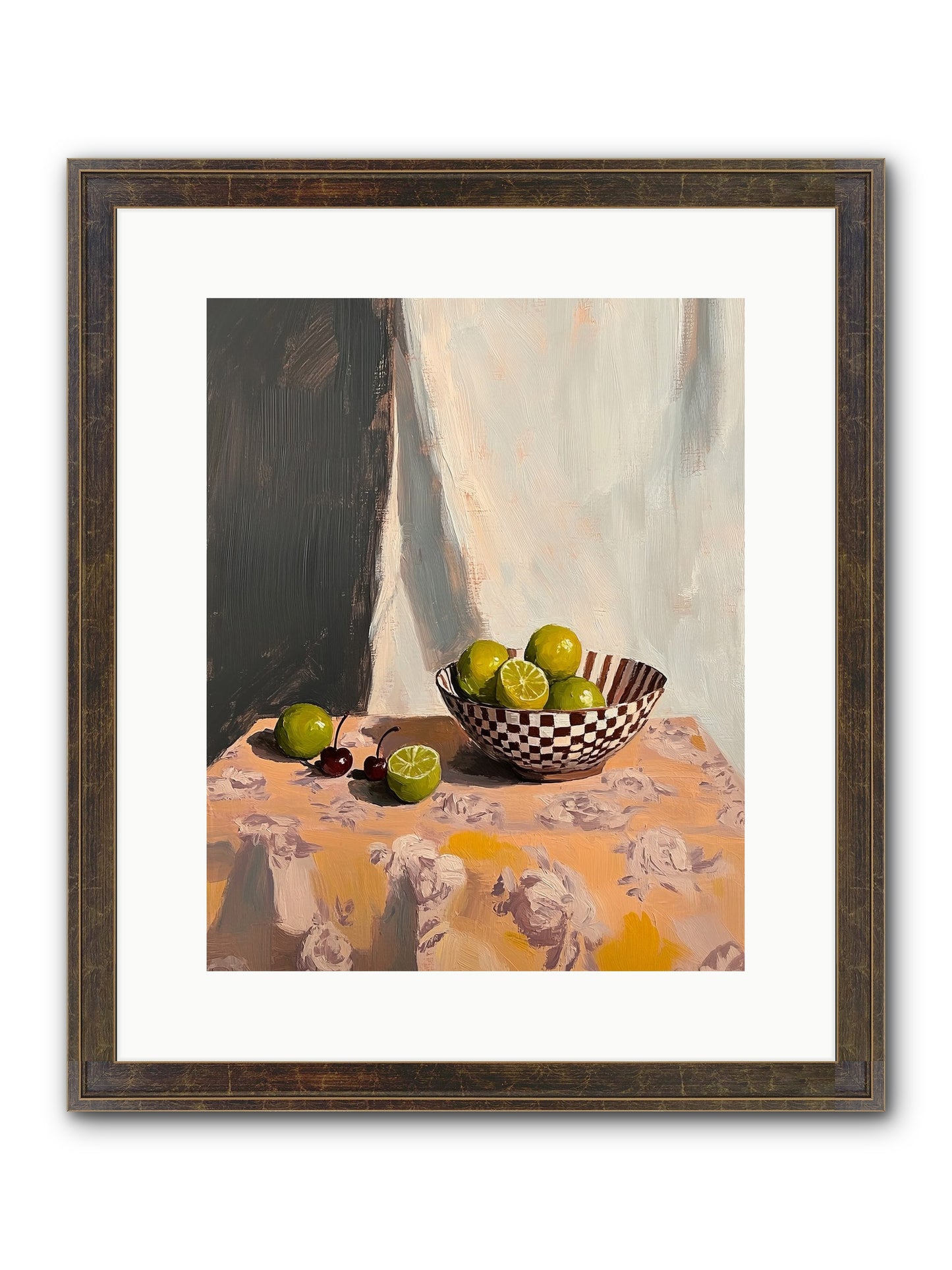 Studio Light Framed Print - Slimwoods Black/Gold 12x15