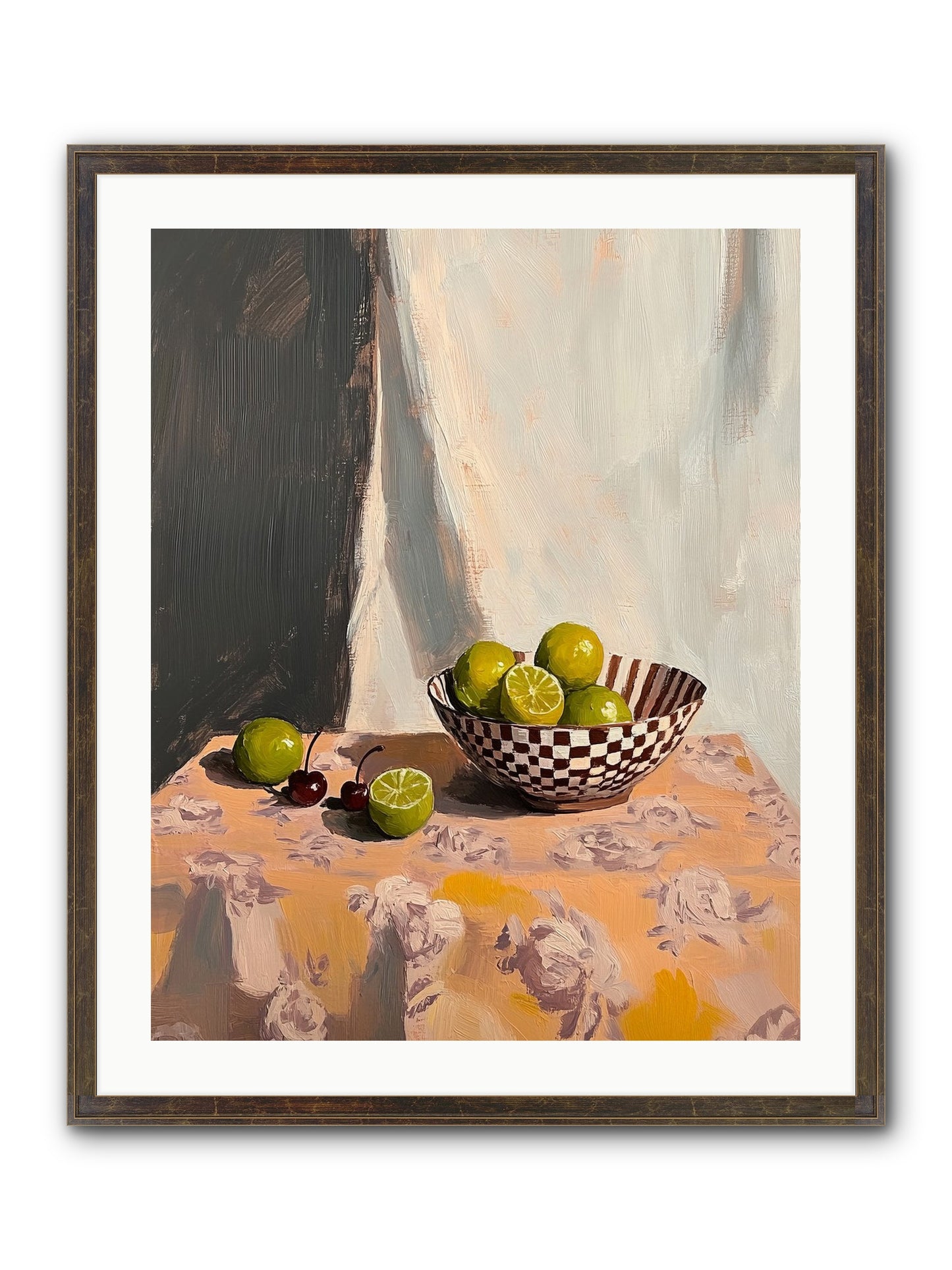 Studio Light Framed Print - Slimwoods Black/Gold 24x30
