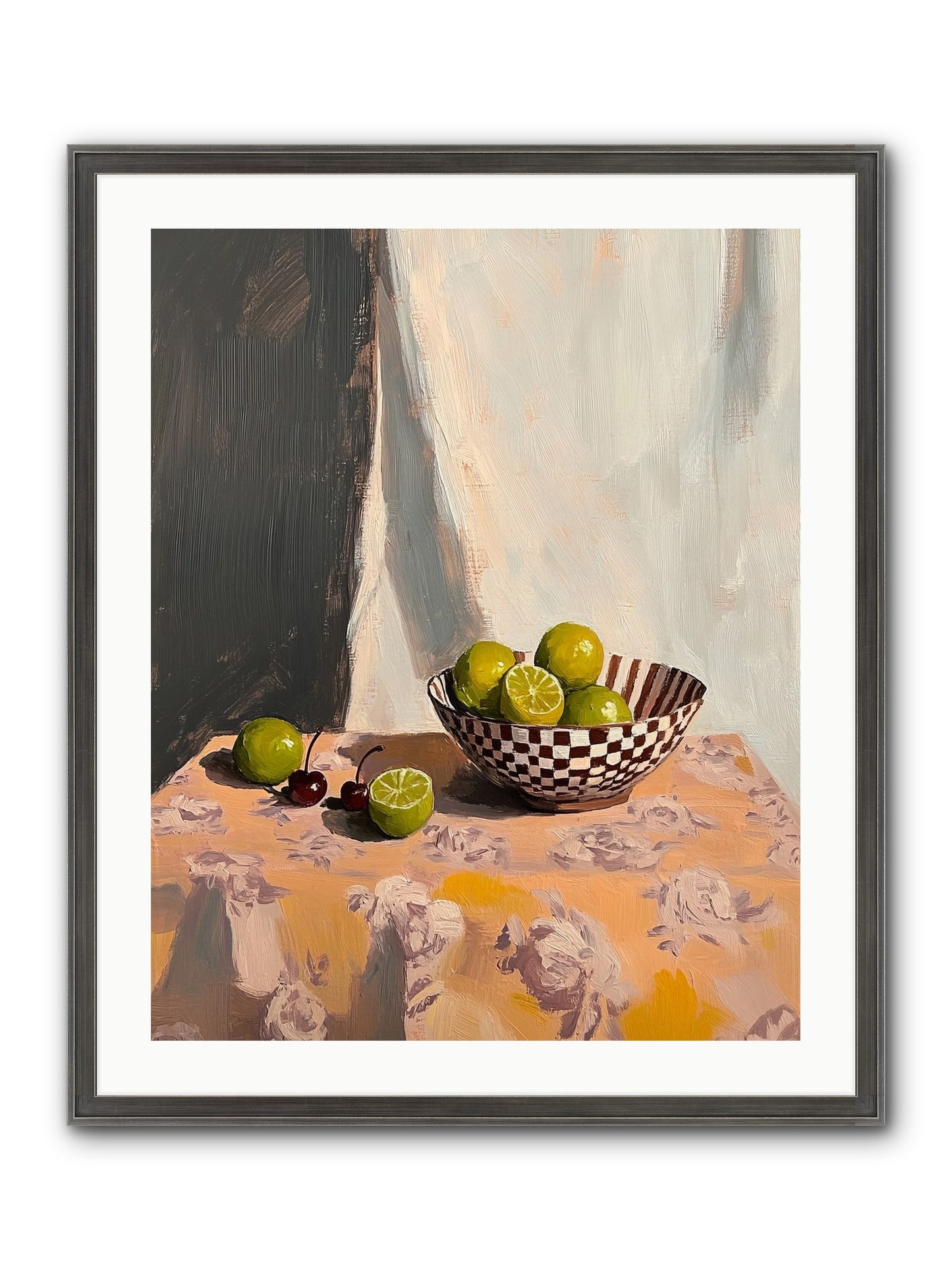Studio Light Framed Print - Slimwoods Black/Silver 24x30