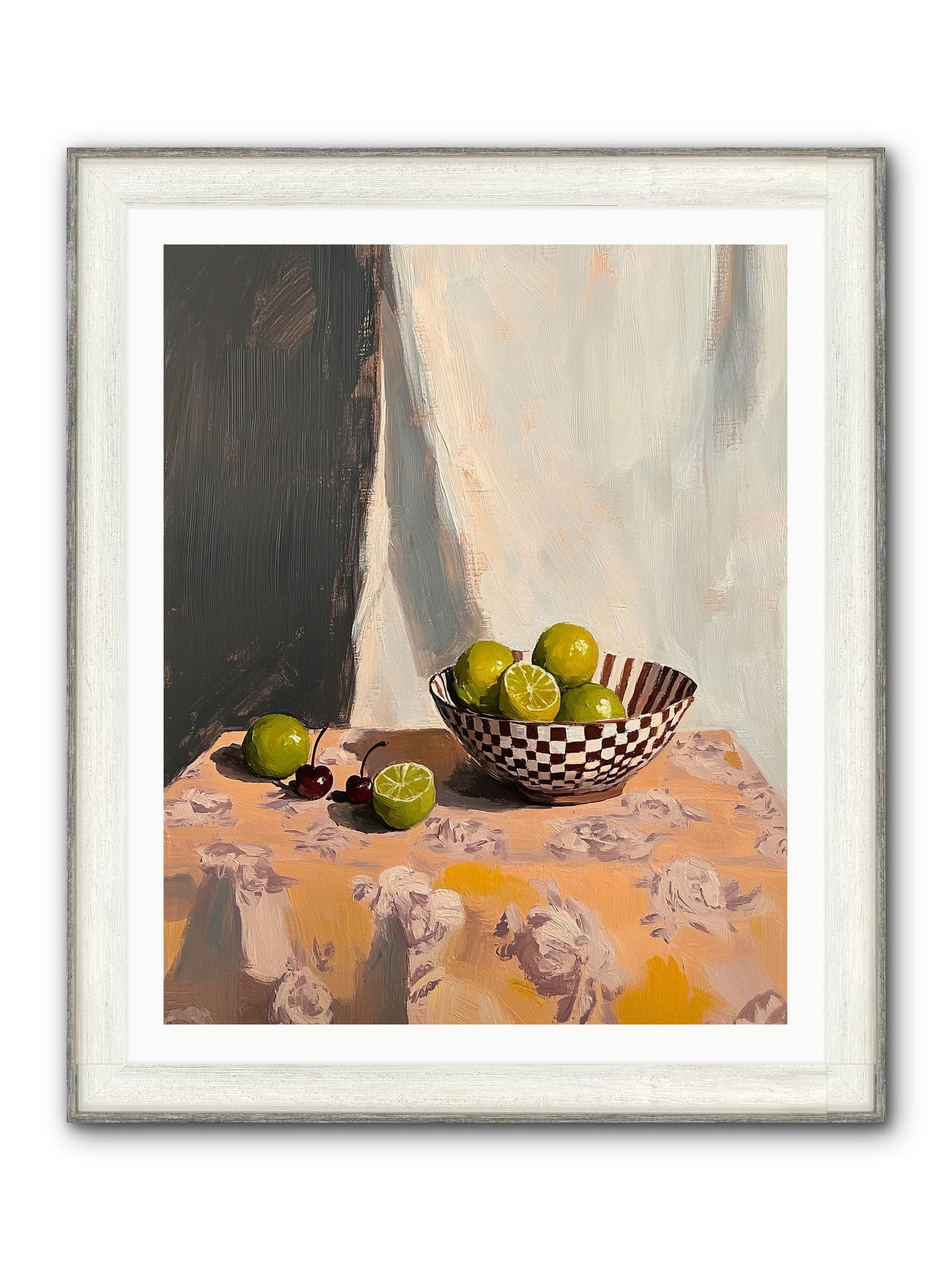 Studio Light Framed Print - Driftwood White 32x40