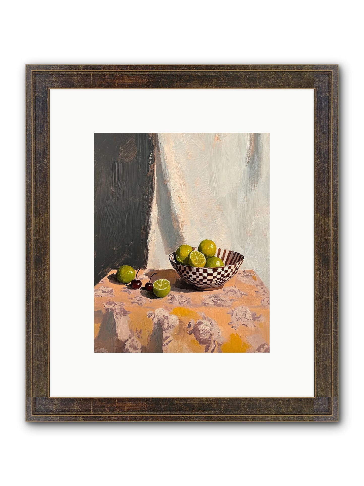 Studio Light Framed Print - Slimwoods Black/Gold 8x10