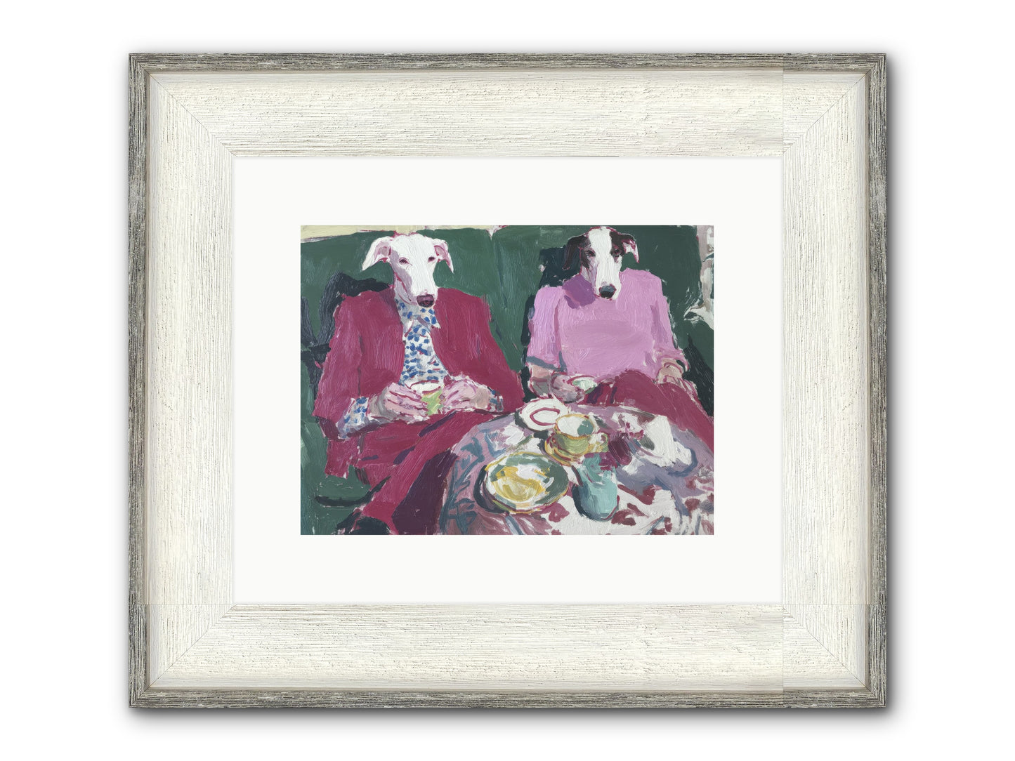 Such Good Manners Framed Print - Driftwood White 12x9