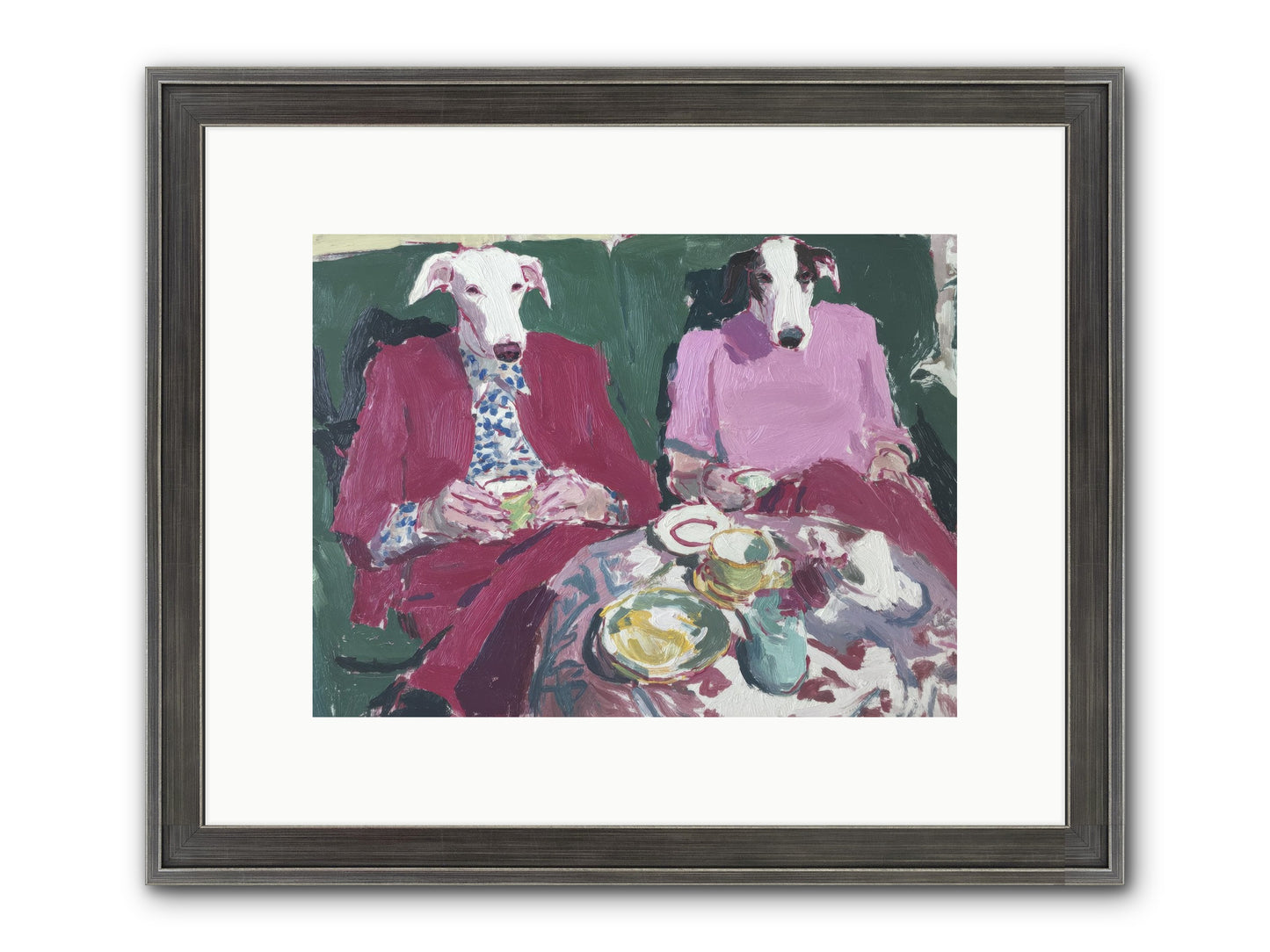 Such Good Manners Framed Print - Slimwoods Black/Silver 12x9