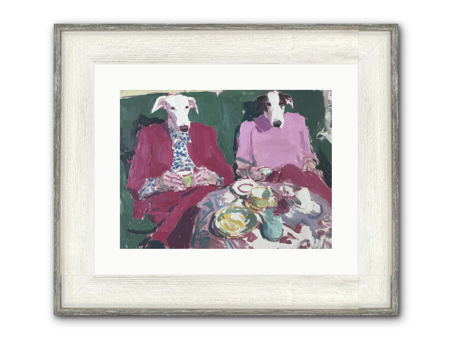 Such Good Manners Framed Print - Driftwood White 16x12