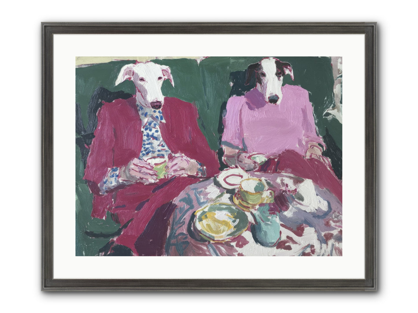 Such Good Manners Framed Print - Slimwoods Black/Silver 24x18