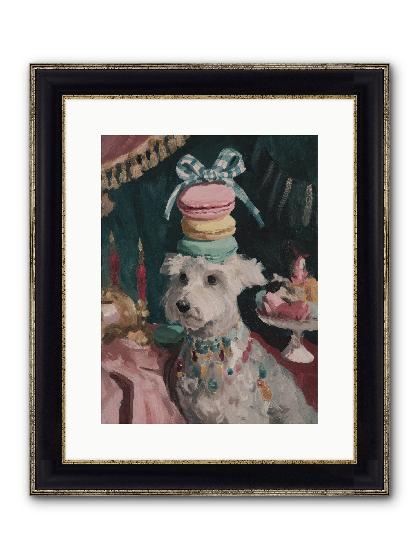 Sugar And Starshine No.1 Framed Print - Black & Gold 12x16