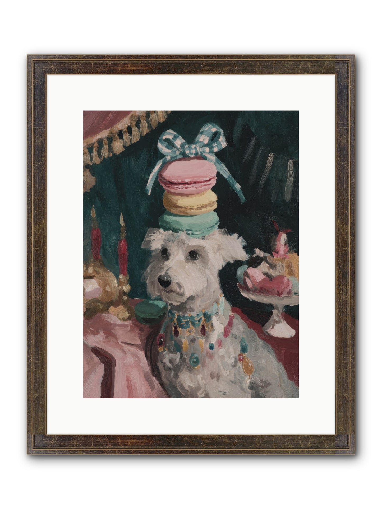 Sugar And Starshine No.1 Framed Print - Slimwoods Black/Gold 12x16