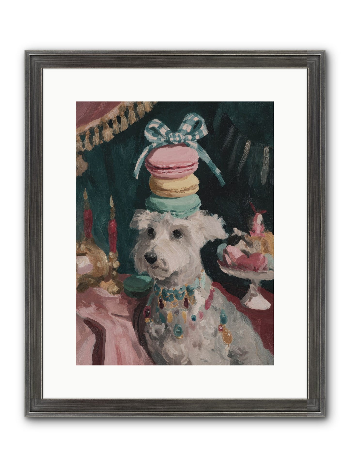 Sugar And Starshine No.1 Framed Print - Slimwoods Black/Silver 12x16