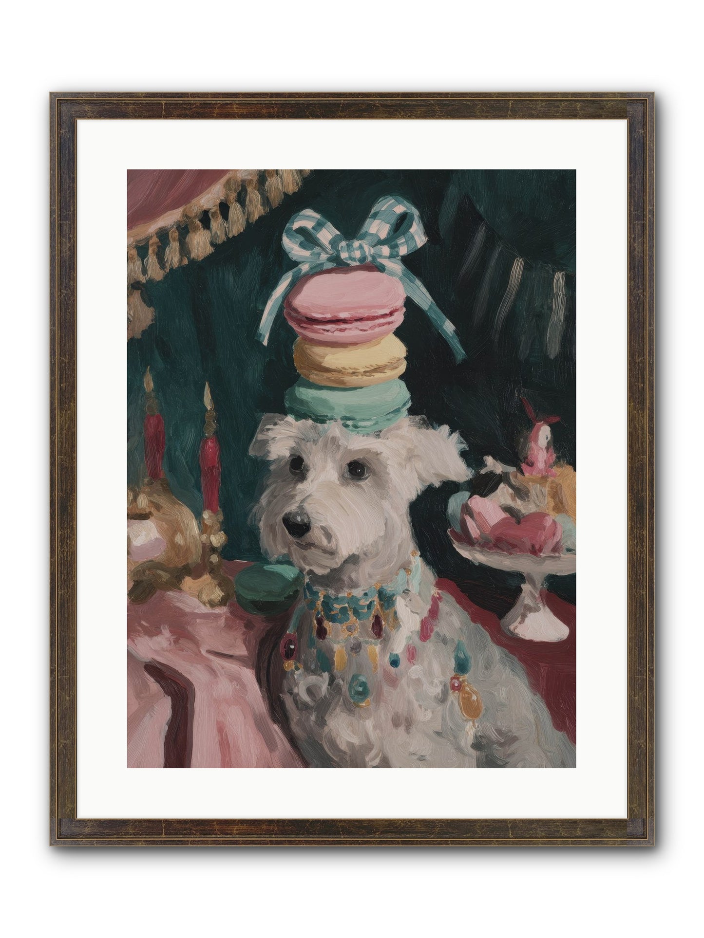 Sugar And Starshine No.1 Framed Print - Slimwoods Black/Gold 18x24