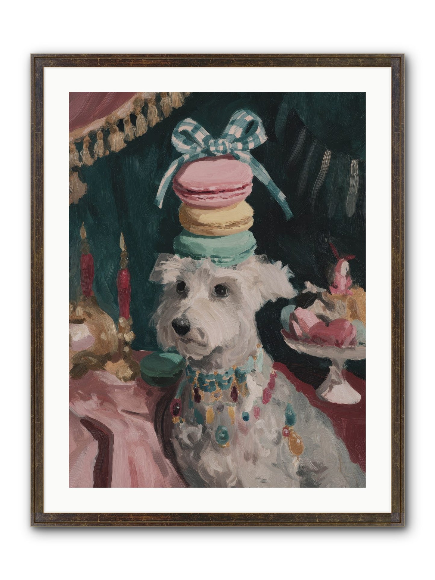 Sugar And Starshine No.1 Framed Print - Slimwoods Black/Gold 24x32