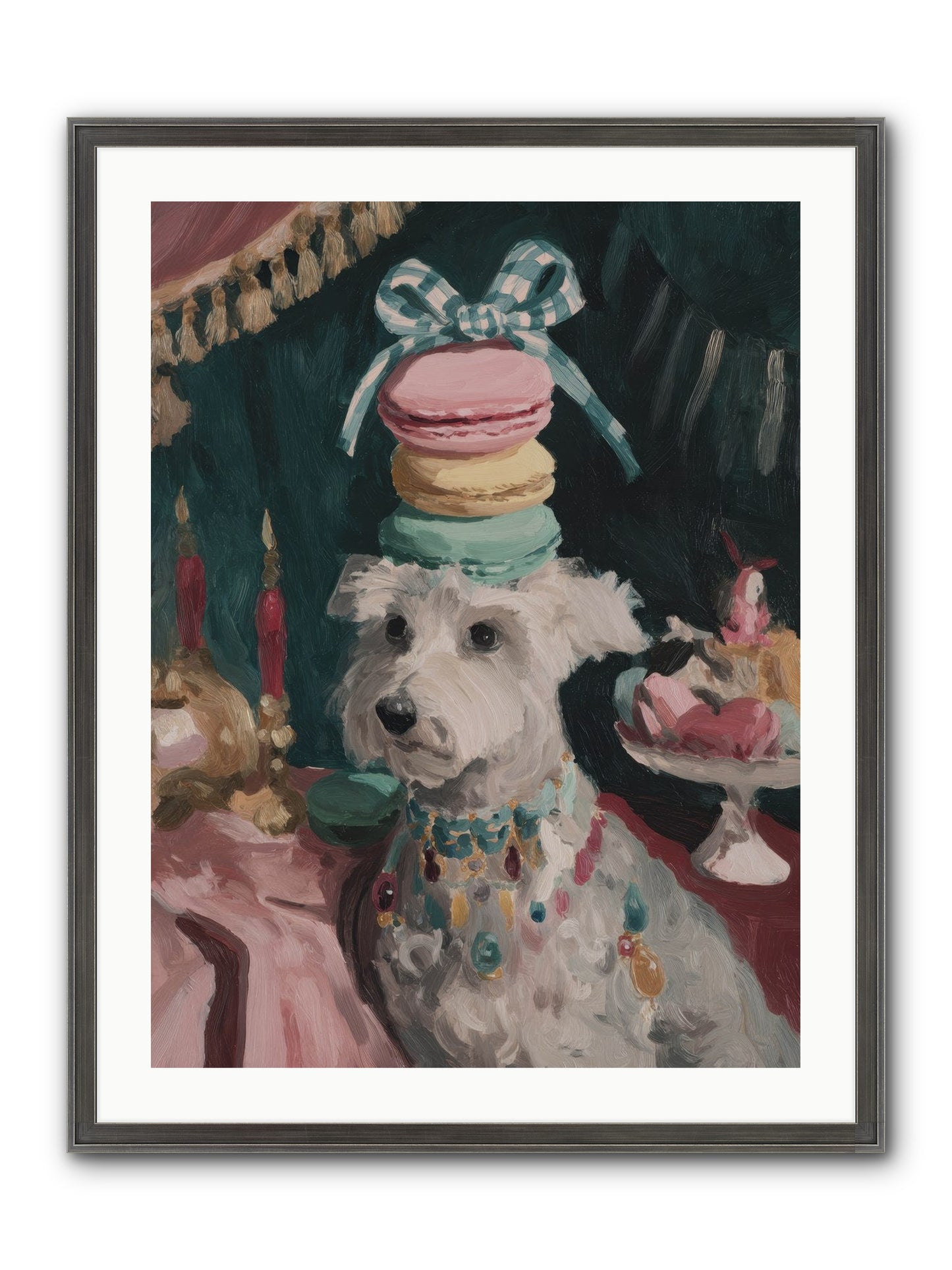 Sugar And Starshine No.1 Framed Print - Slimwoods Black/Silver 24x32