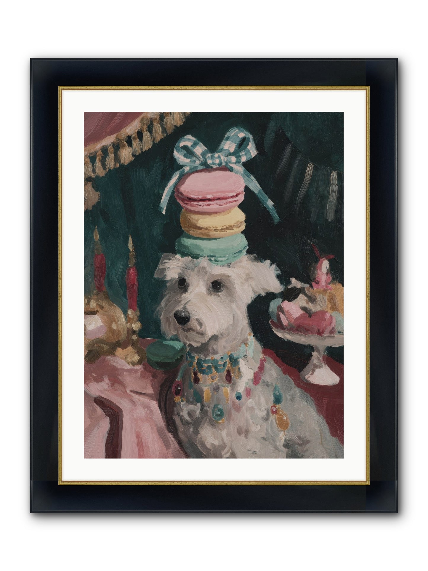 Sugar And Starshine No.1 Framed Print - Wide Black w/Gold 24x32