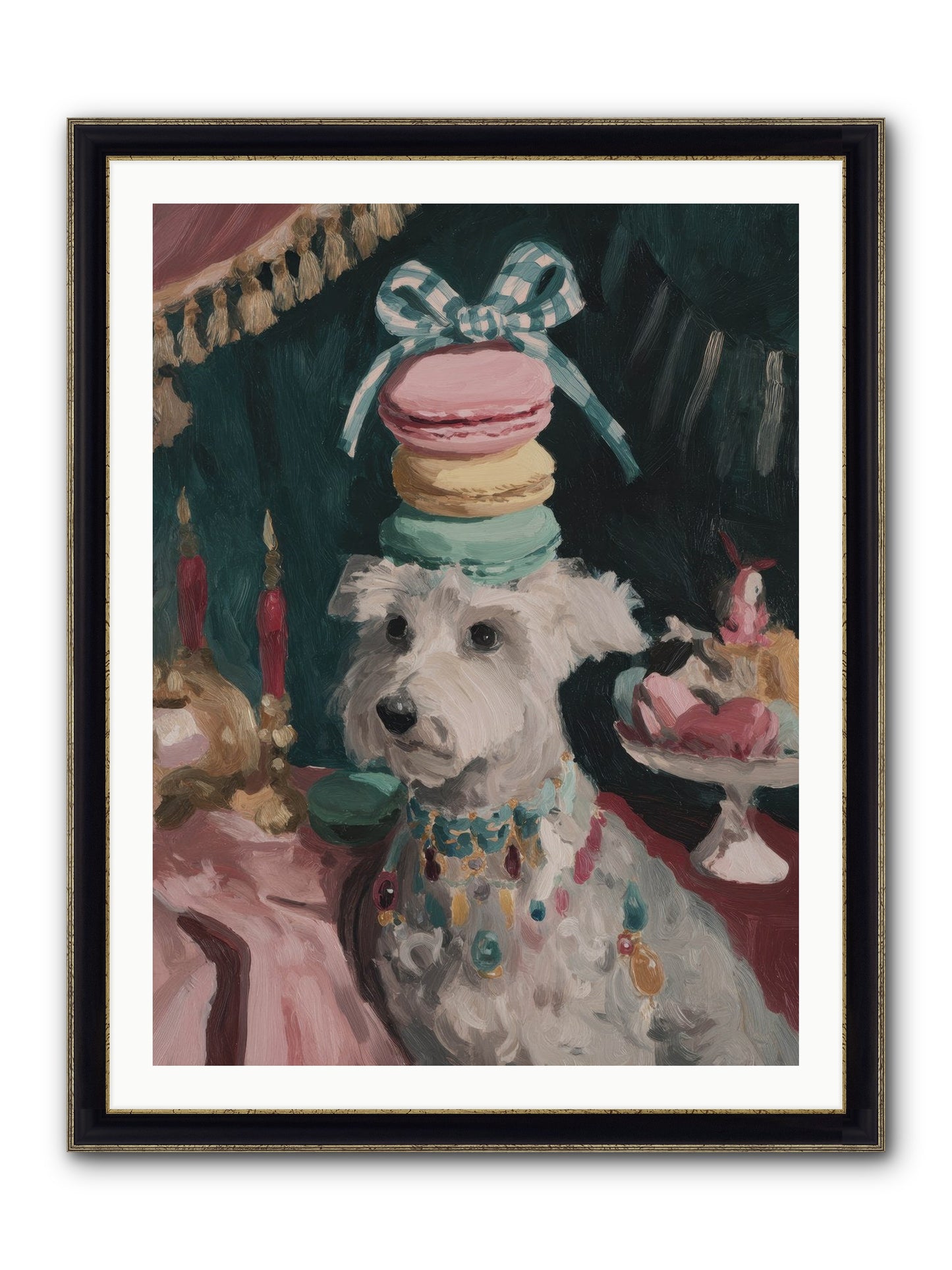 Sugar And Starshine No.1 Framed Print - Black & Gold 30x40