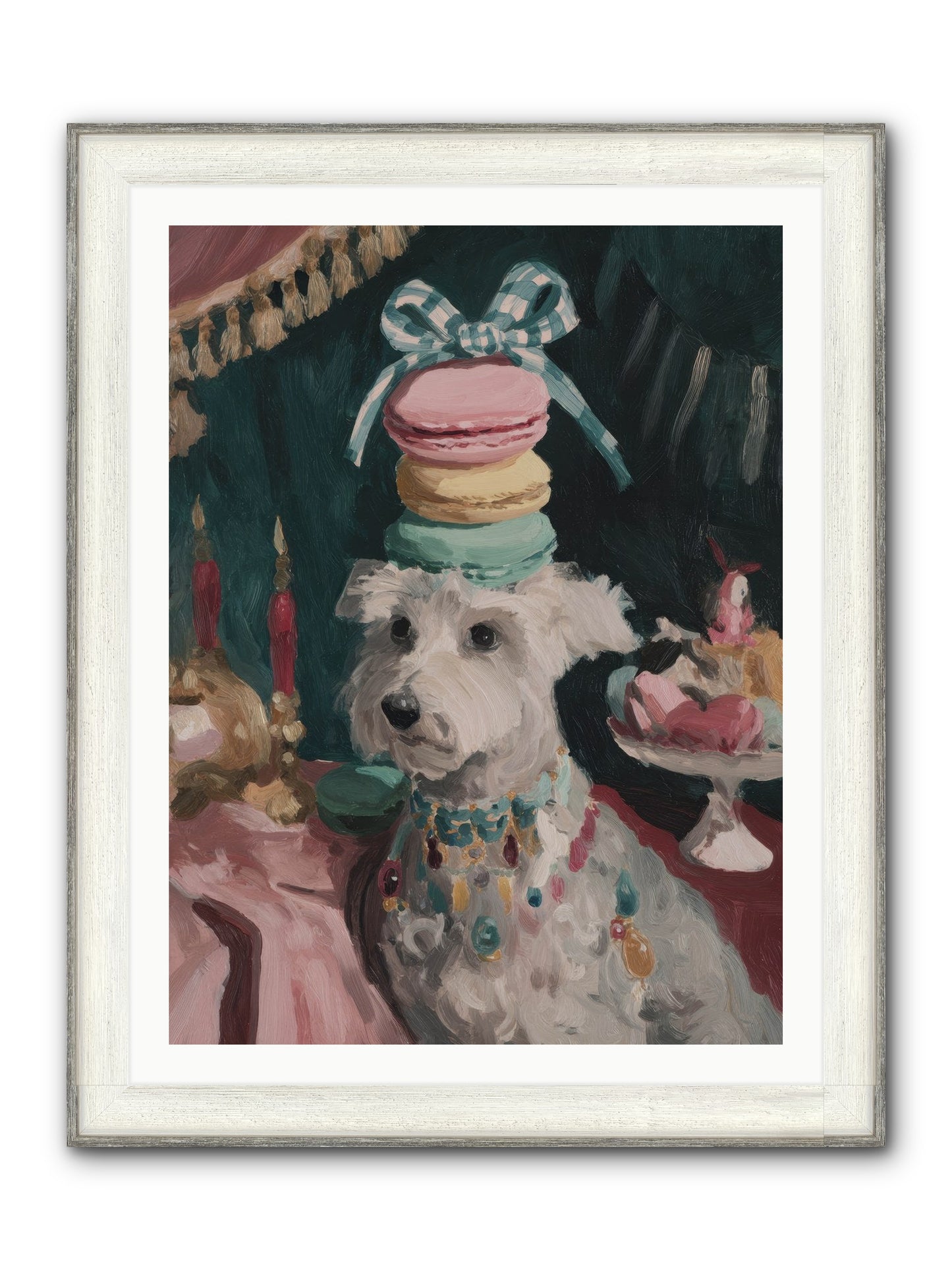 Sugar And Starshine No.1 Framed Print - Driftwood White 30x40