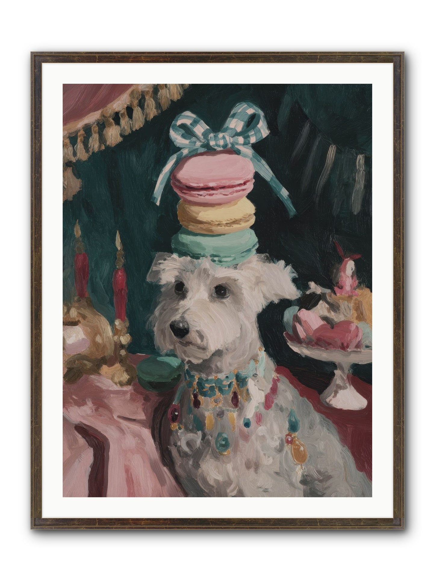 Sugar And Starshine No.1 Framed Print - Slimwoods Black/Gold 30x40