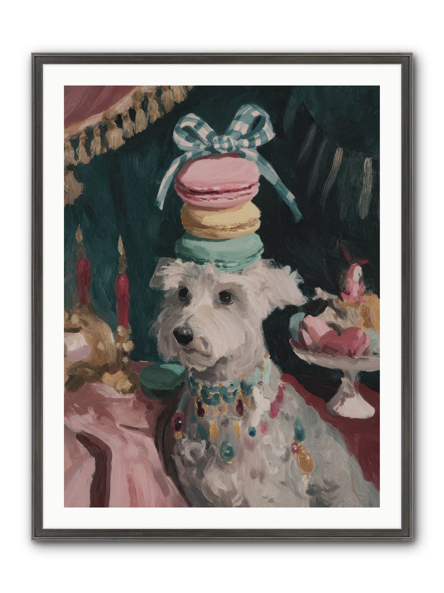 Sugar And Starshine No.1 Framed Print - Slimwoods Black/Silver 30x40