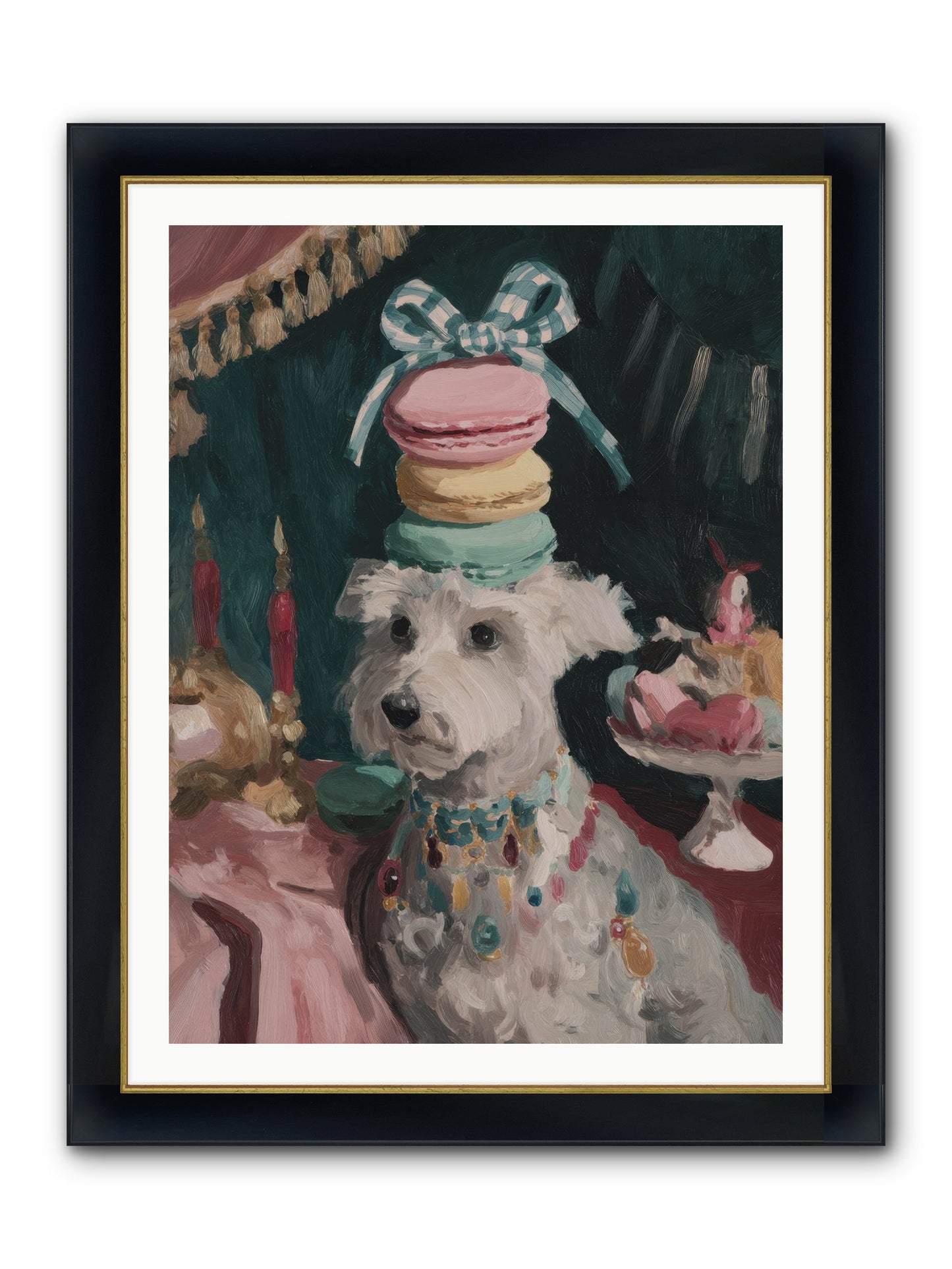 Sugar And Starshine No.1 Framed Print - Wide Black w/Gold 30x40