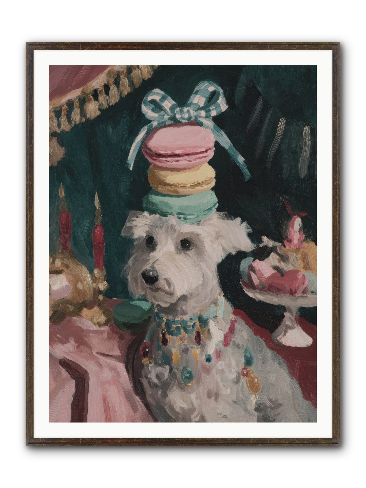Sugar And Starshine No.1 Framed Print - Slimwoods Black/Gold 36x48
