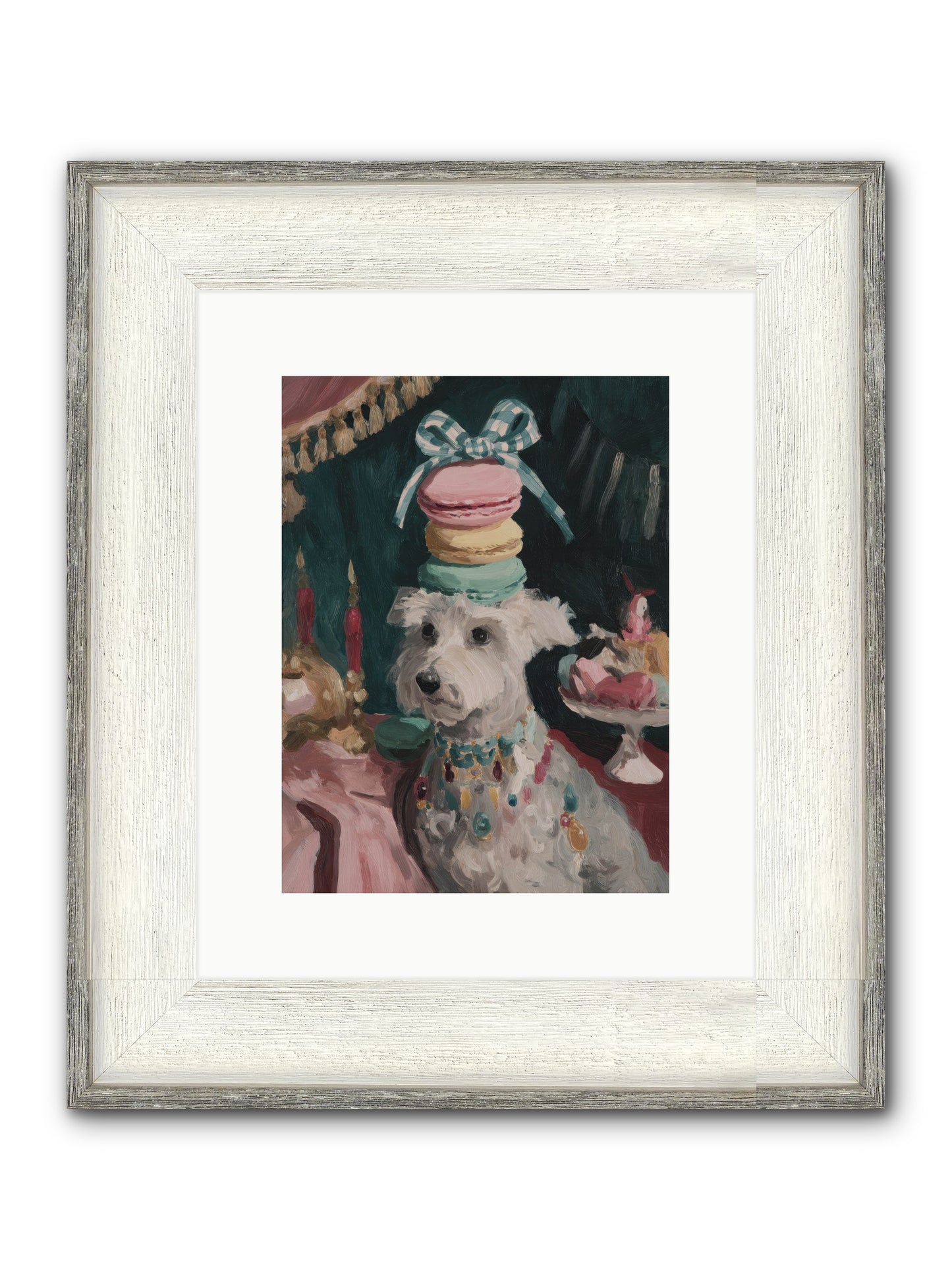 Sugar And Starshine No.1 Framed Print - Driftwood White 9x12