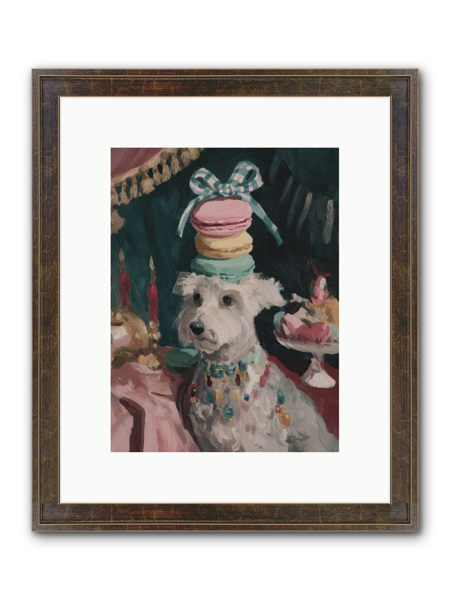Sugar And Starshine No.1 Framed Print - Slimwoods Black/Gold 9x12