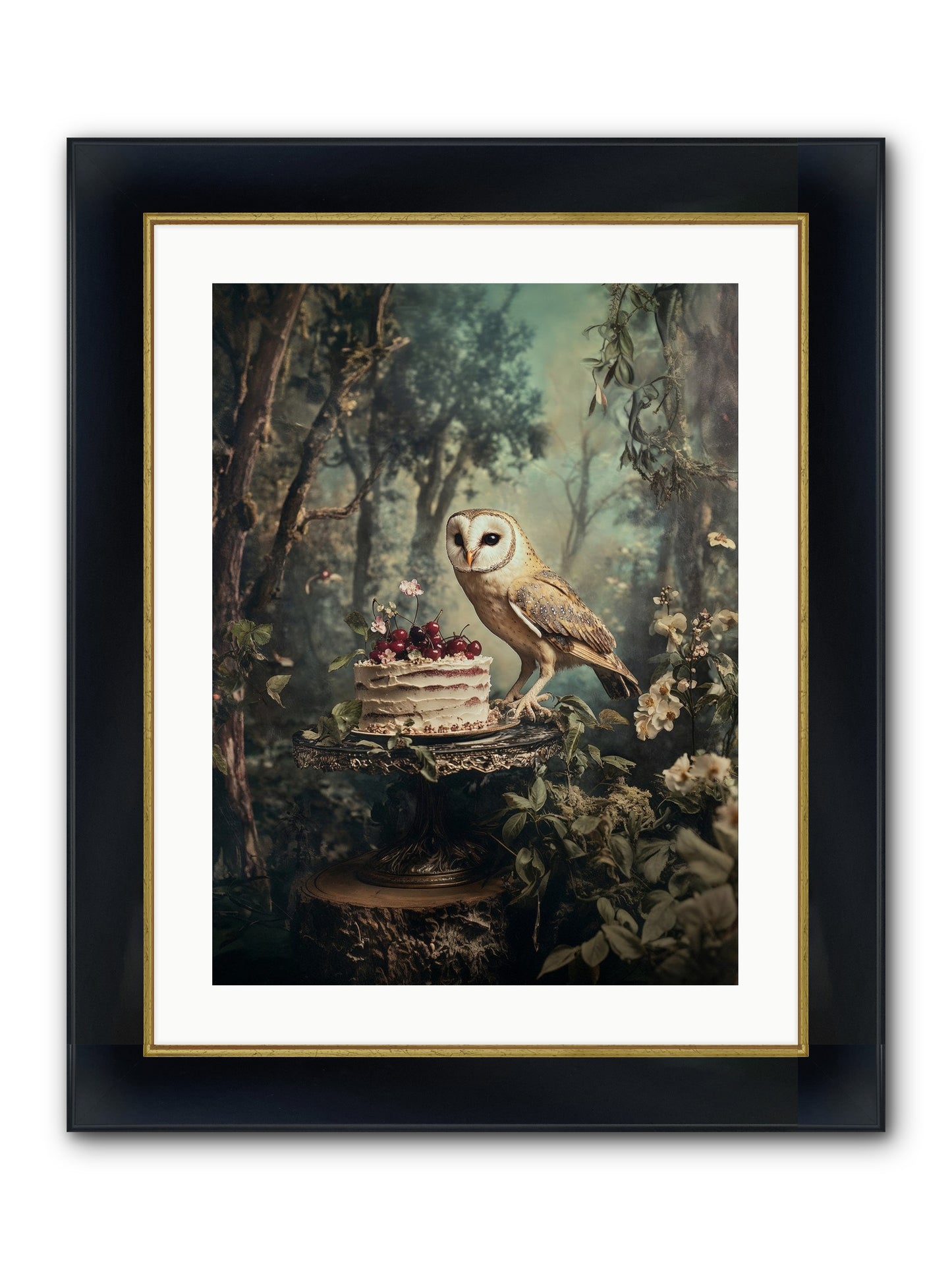 Sugar Found Him Anyway Framed Print - Wide Black w/Gold 18x24