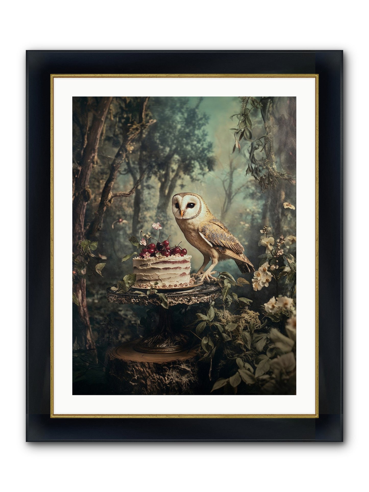Sugar Found Him Anyway Framed Print - Wide Black w/Gold 24x32
