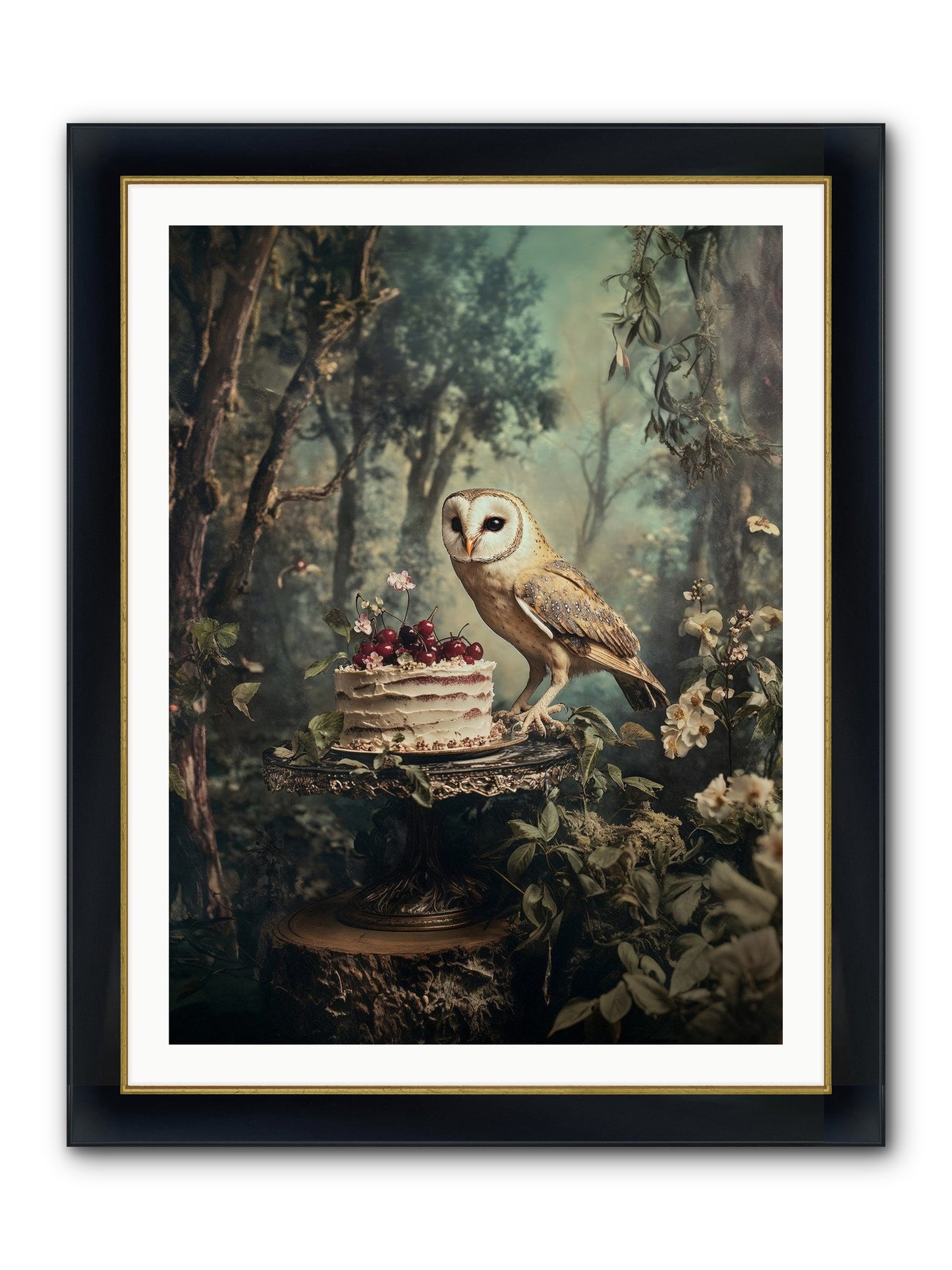 Sugar Found Him Anyway Framed Print - Wide Black w/Gold 30x40