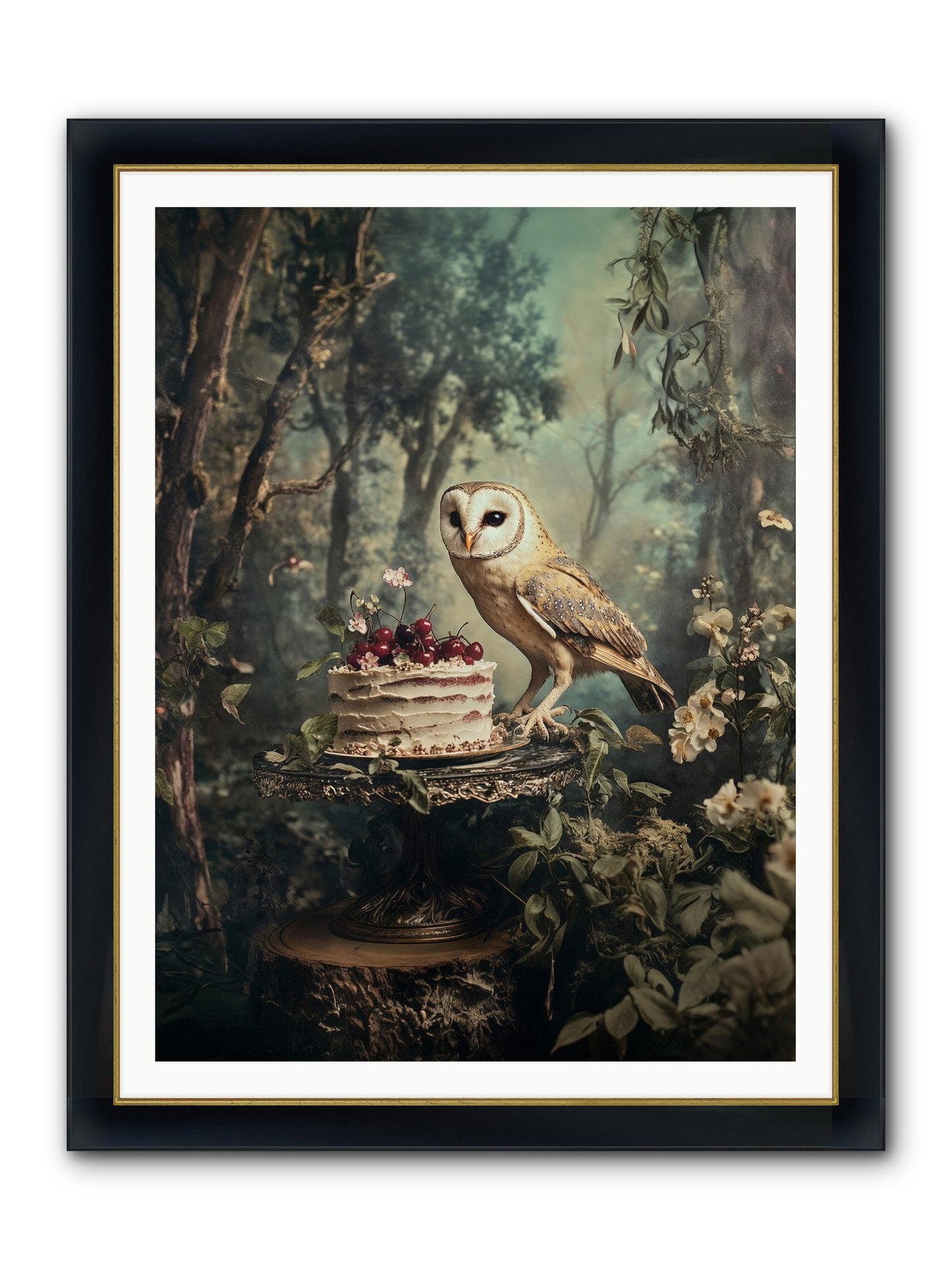 Sugar Found Him Anyway Framed Print - Wide Black w/Gold 36x48